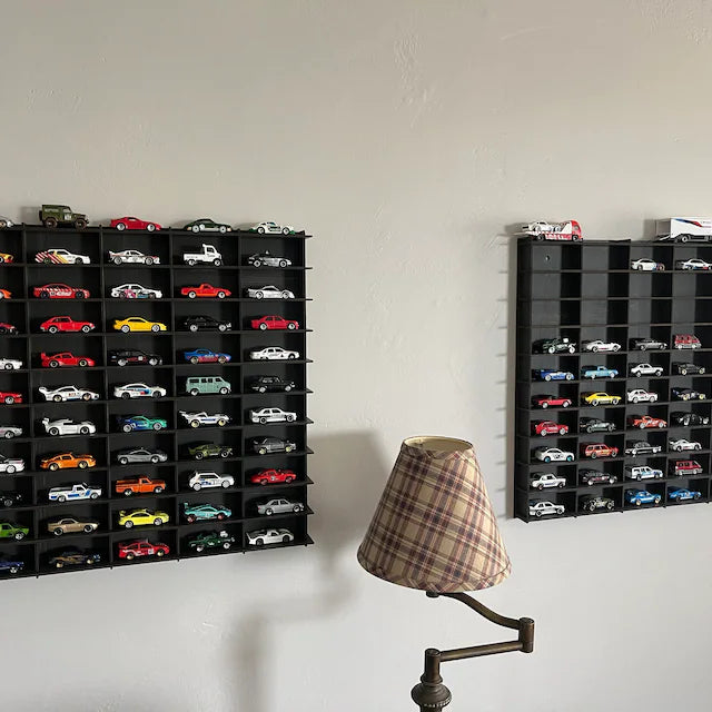 Toy car collection and their display