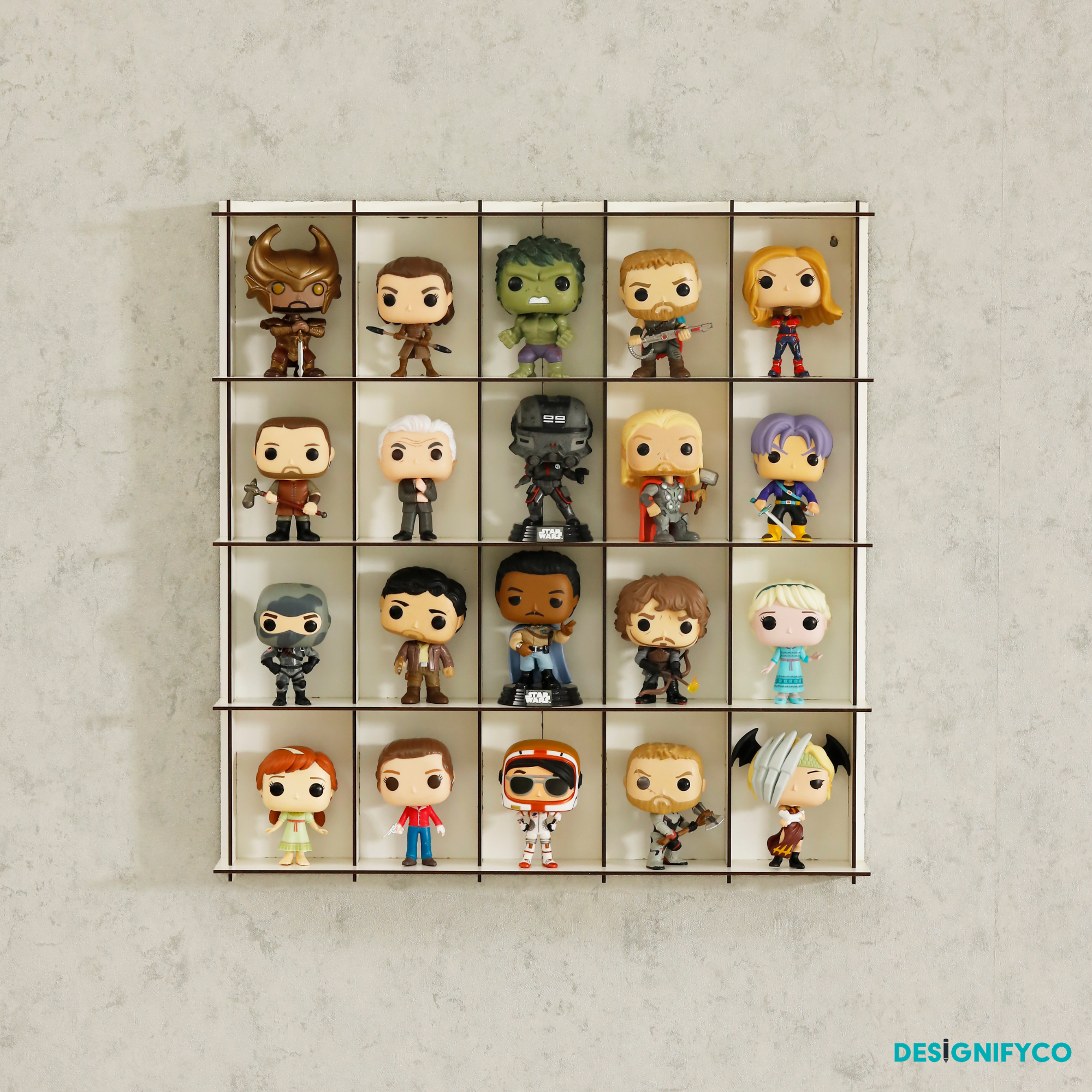 WHITE Funko Pop Display Case