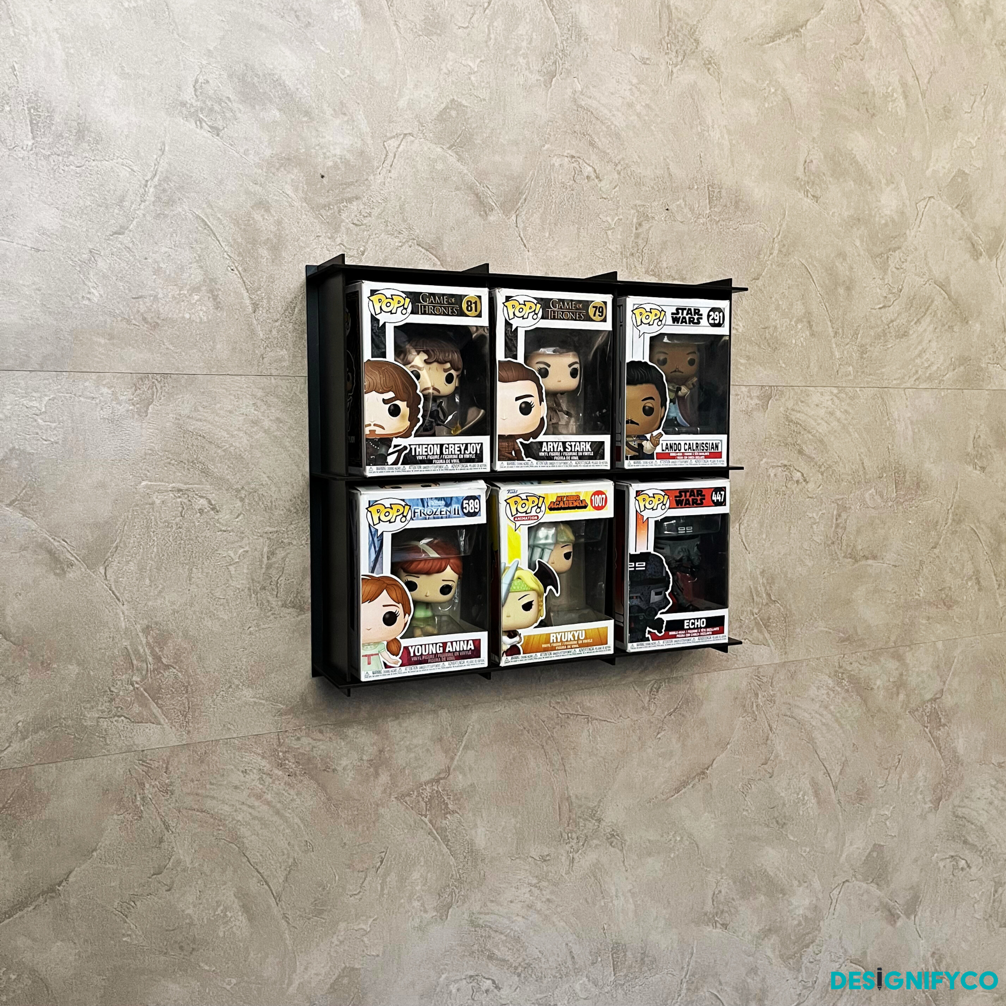 BLACK Funko Pop Box Display Case