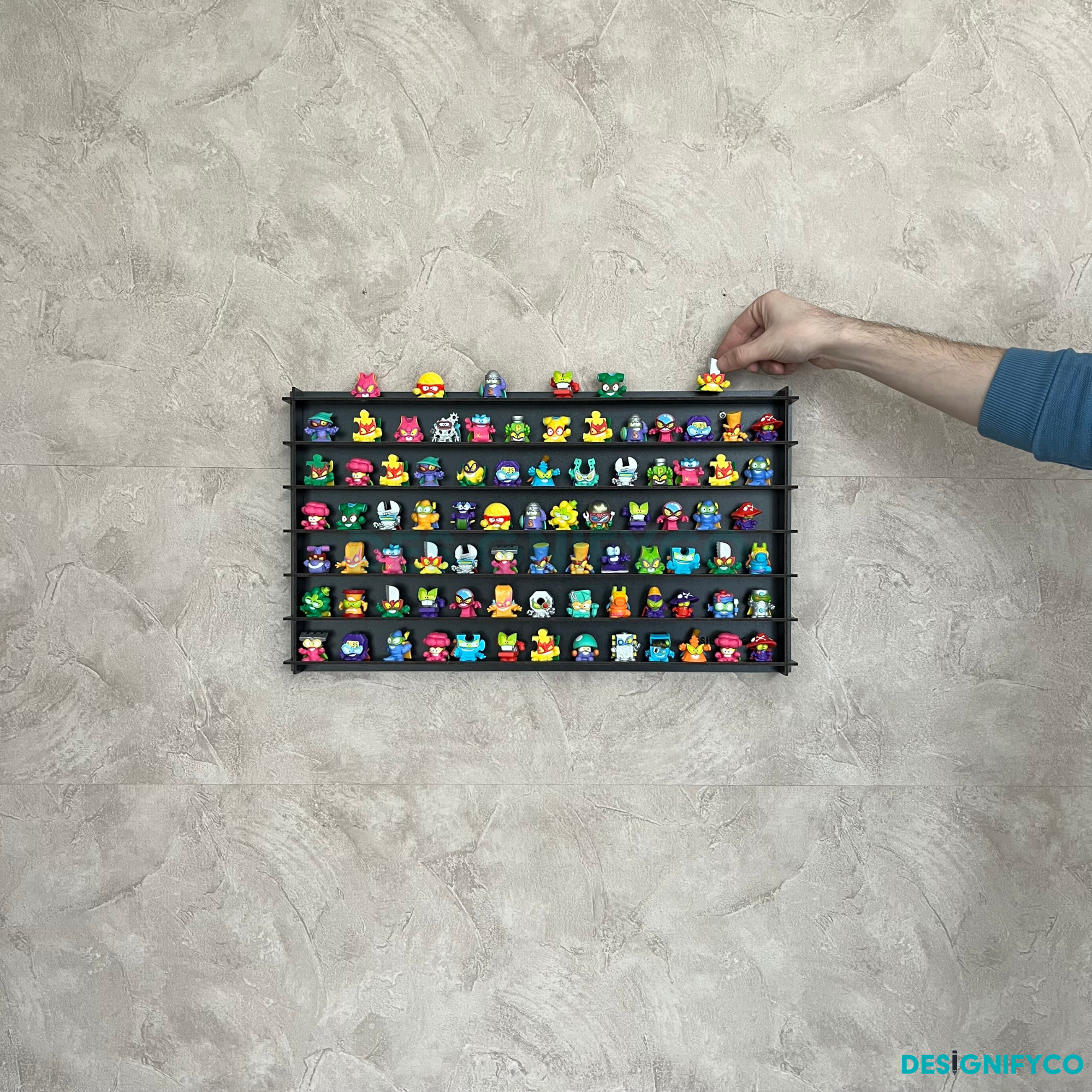 BLACK SuperThings Display Case