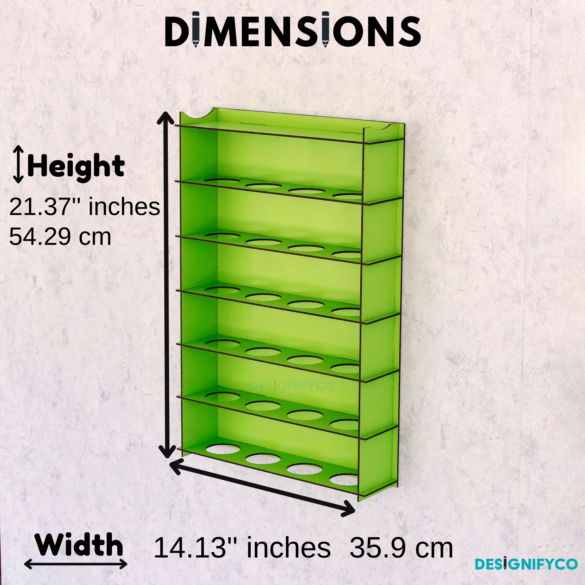 GREEN Baseball Display Case