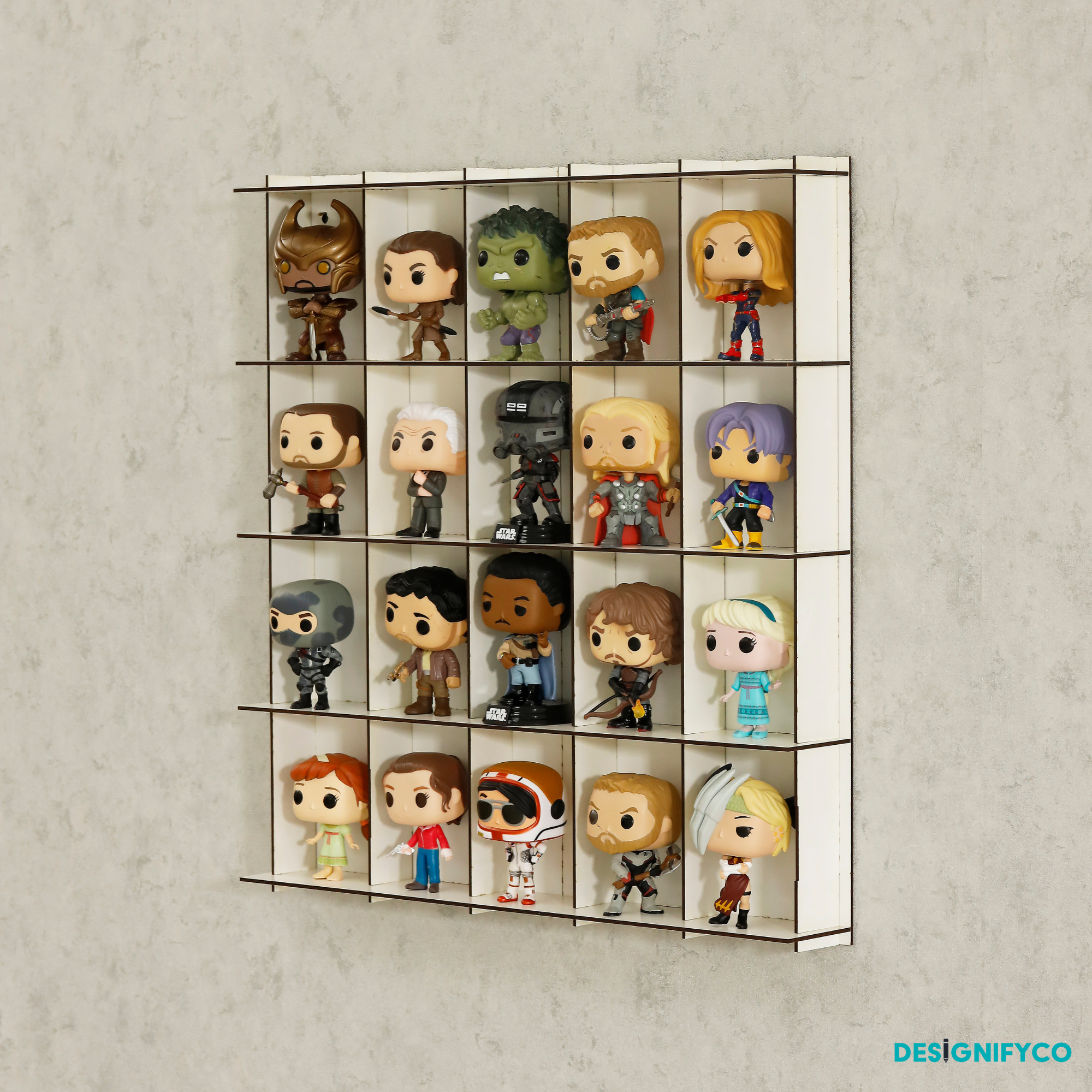 WHITE Funko Pop Display Case