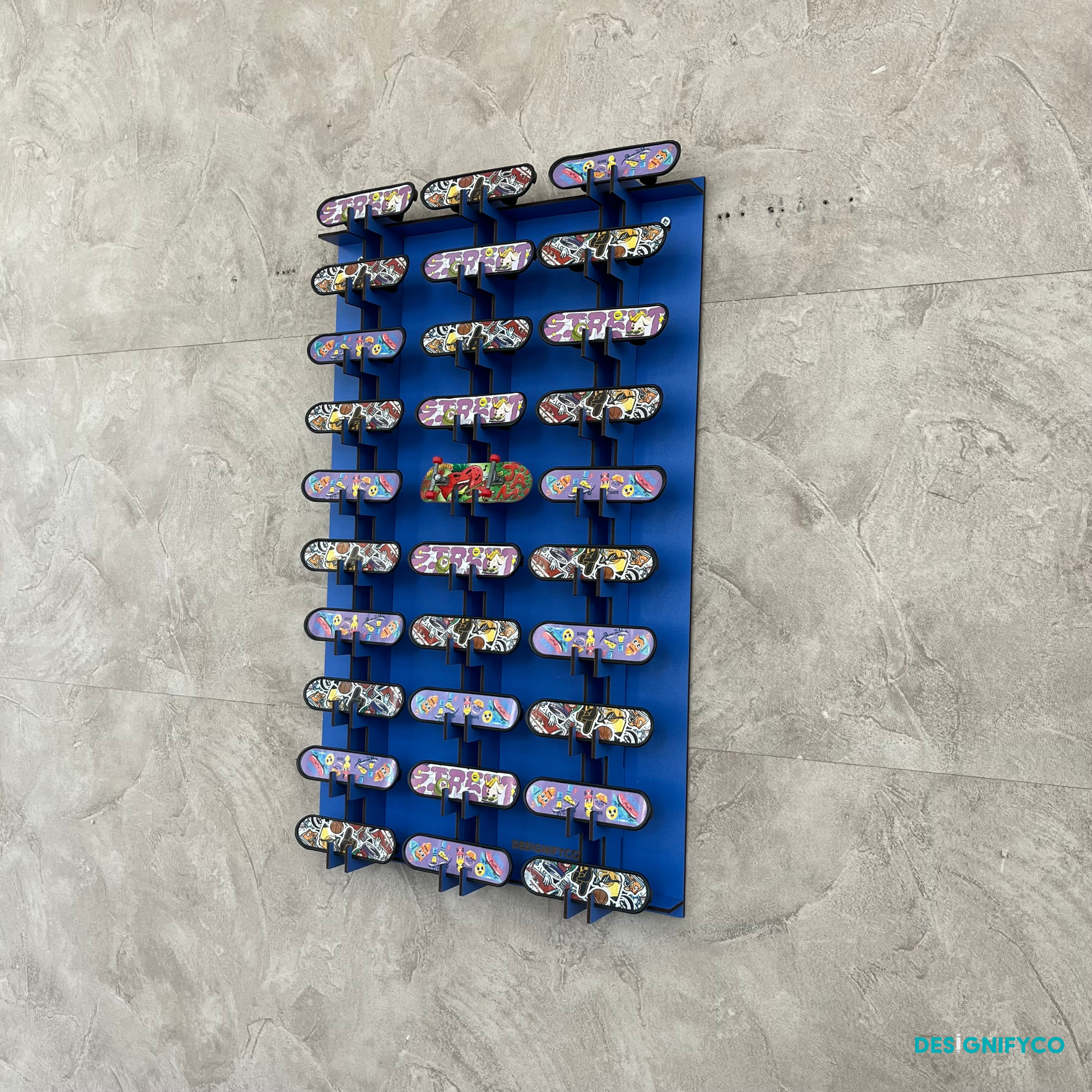 BLUE Tech Deck Display Case