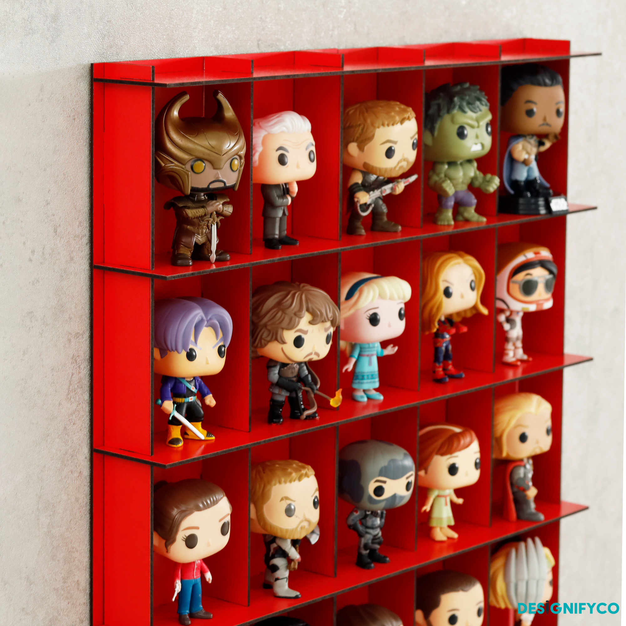 RED Funko Pop Display Case