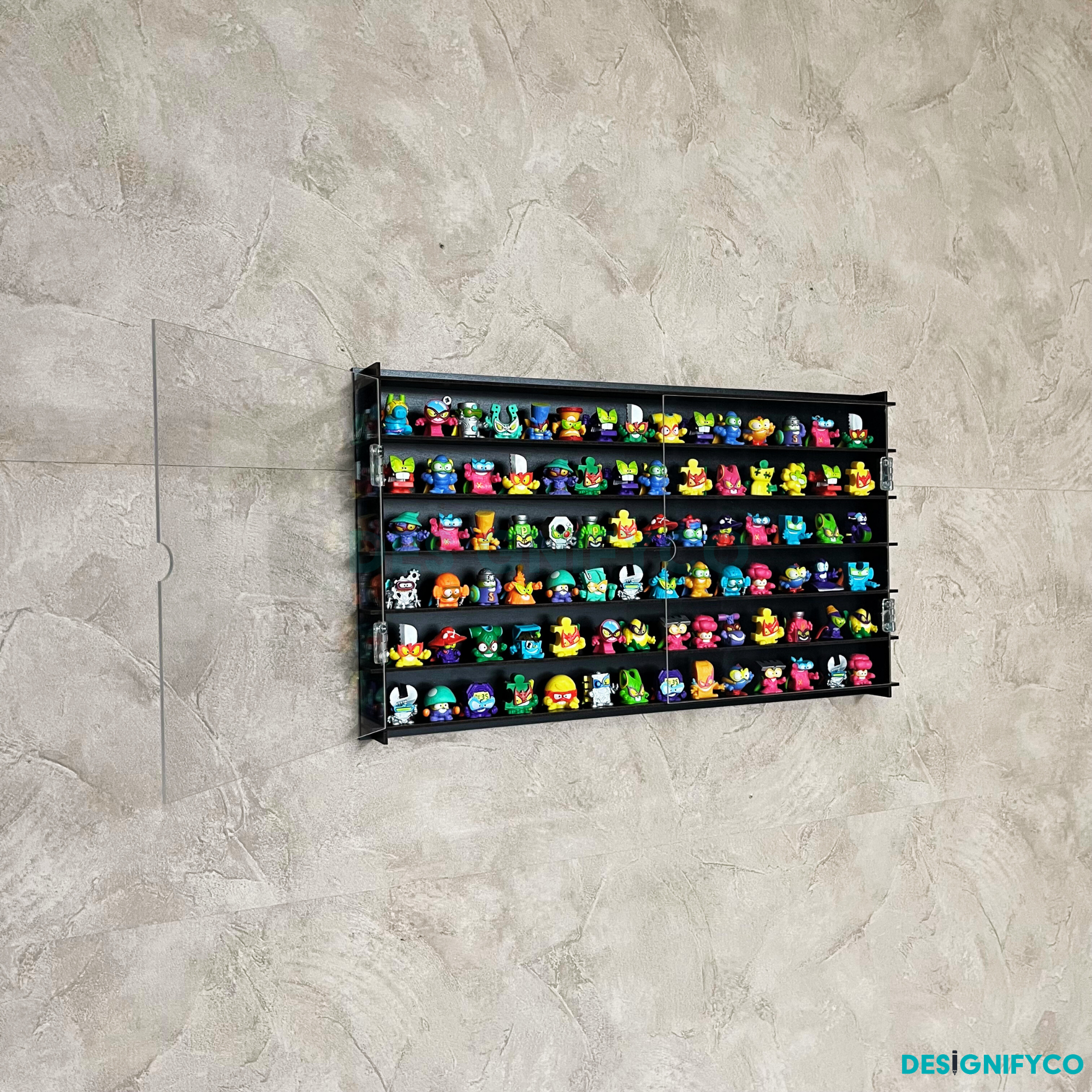 BLACK SuperThings Display Case