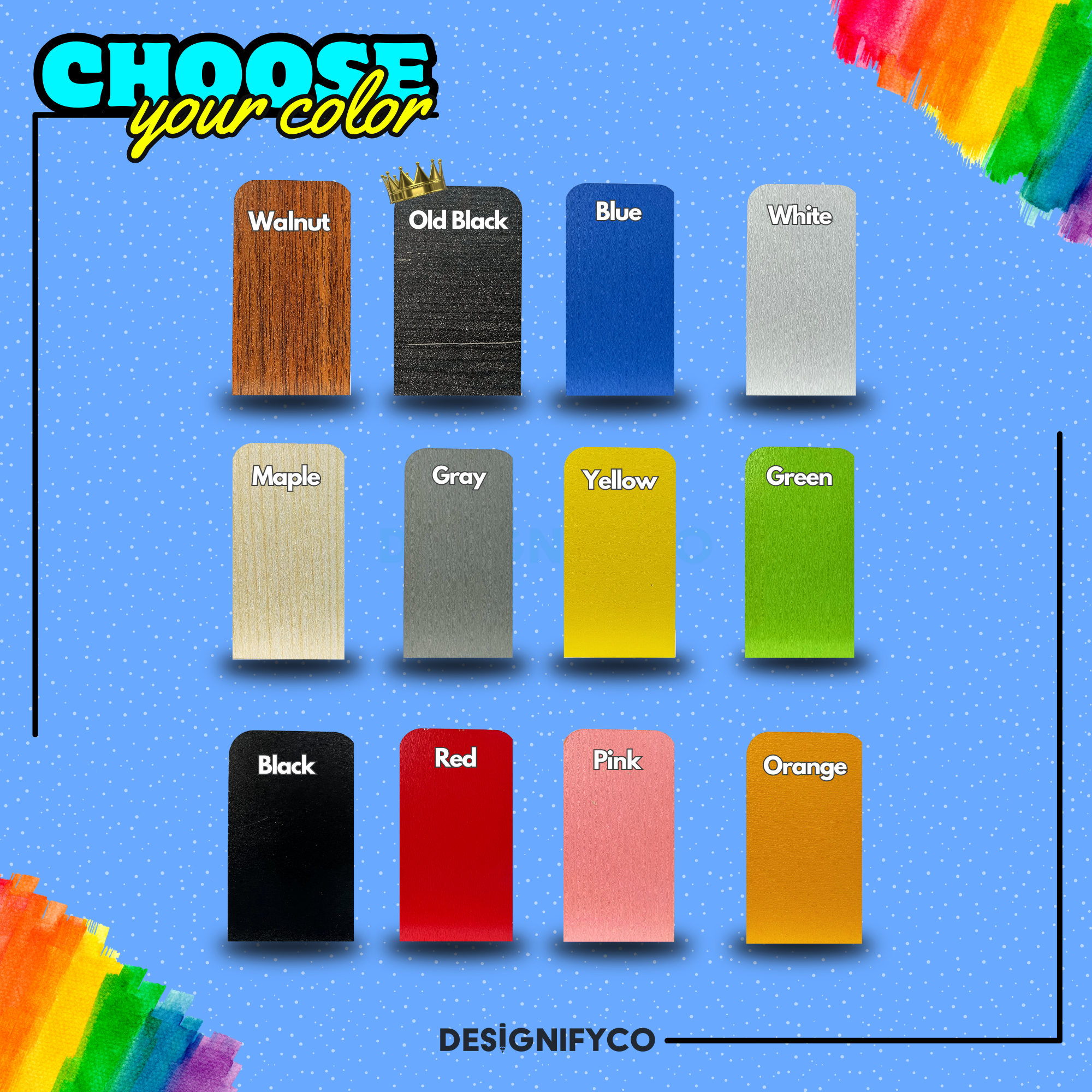 OLD BLACK Shot Glass Display Case