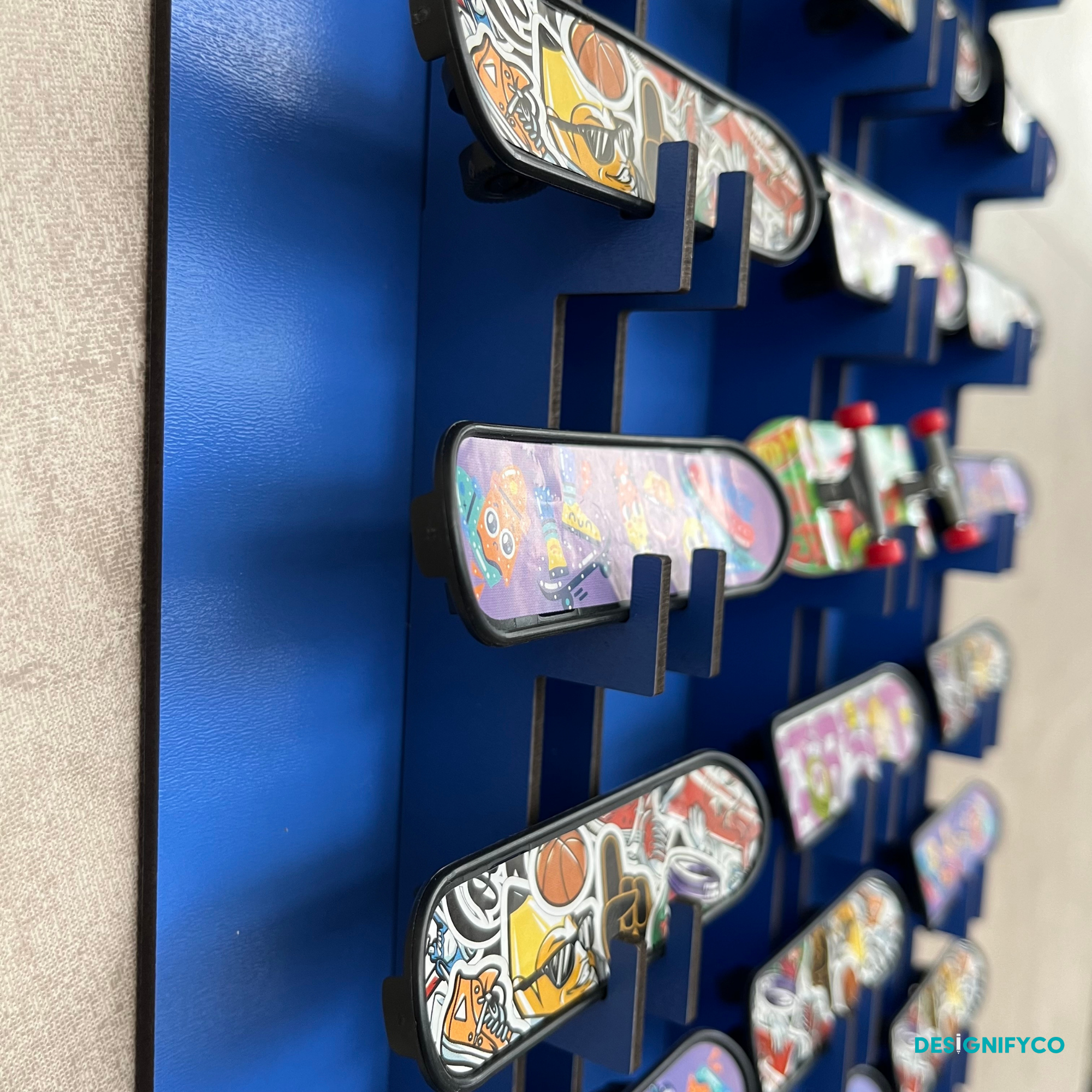 BLUE Tech Deck Display Case