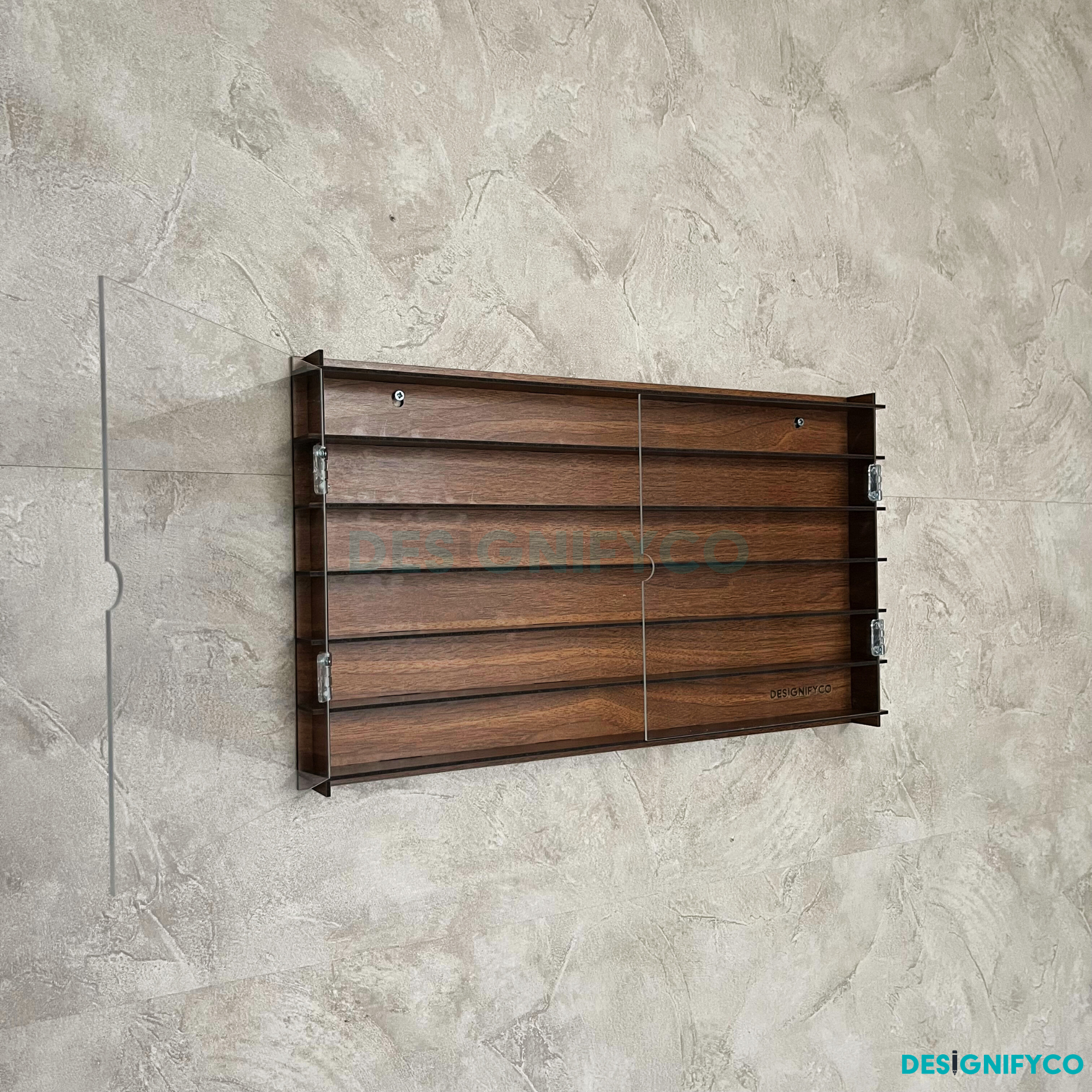 WALNUT SuperThings Display Case