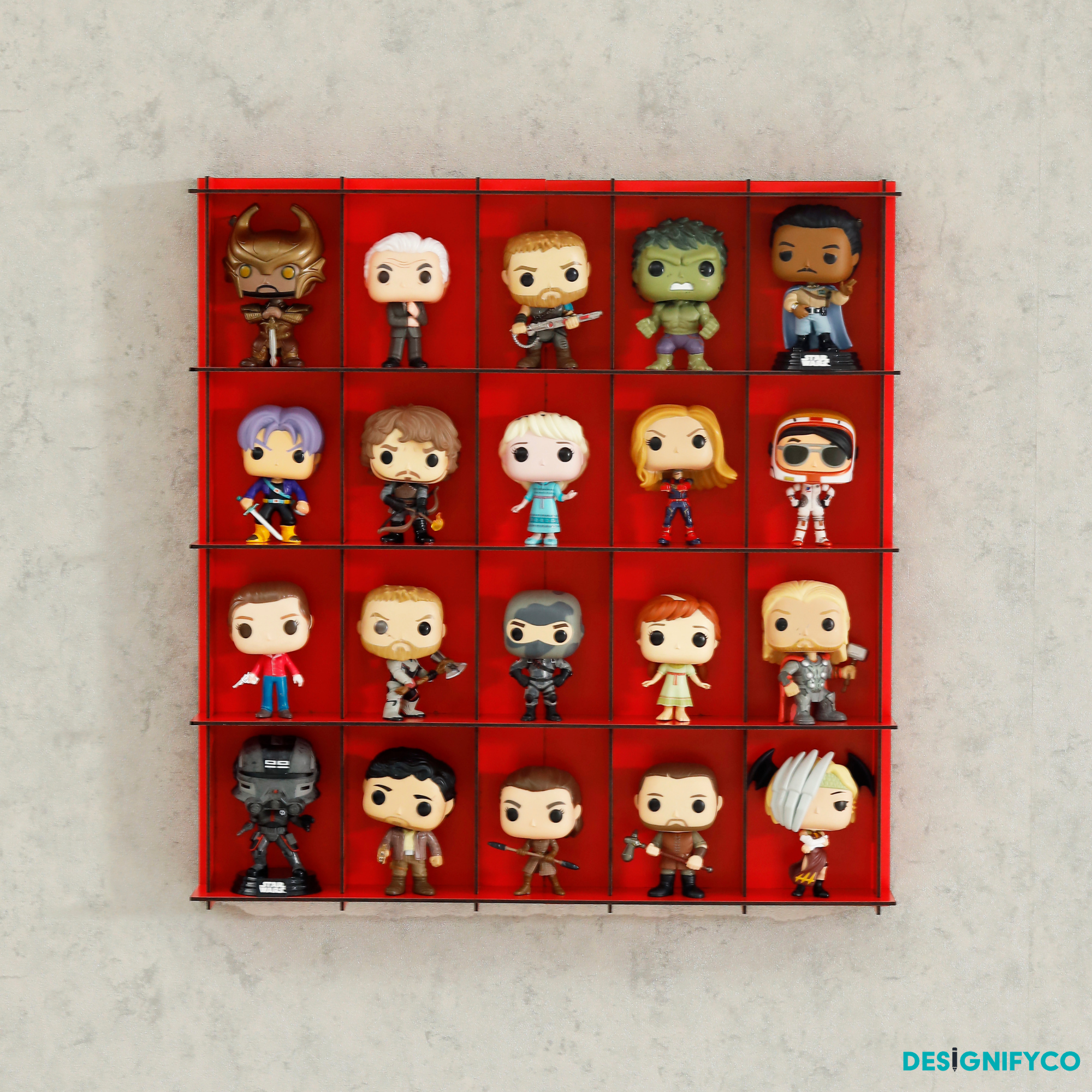 RED Funko Pop Display Case