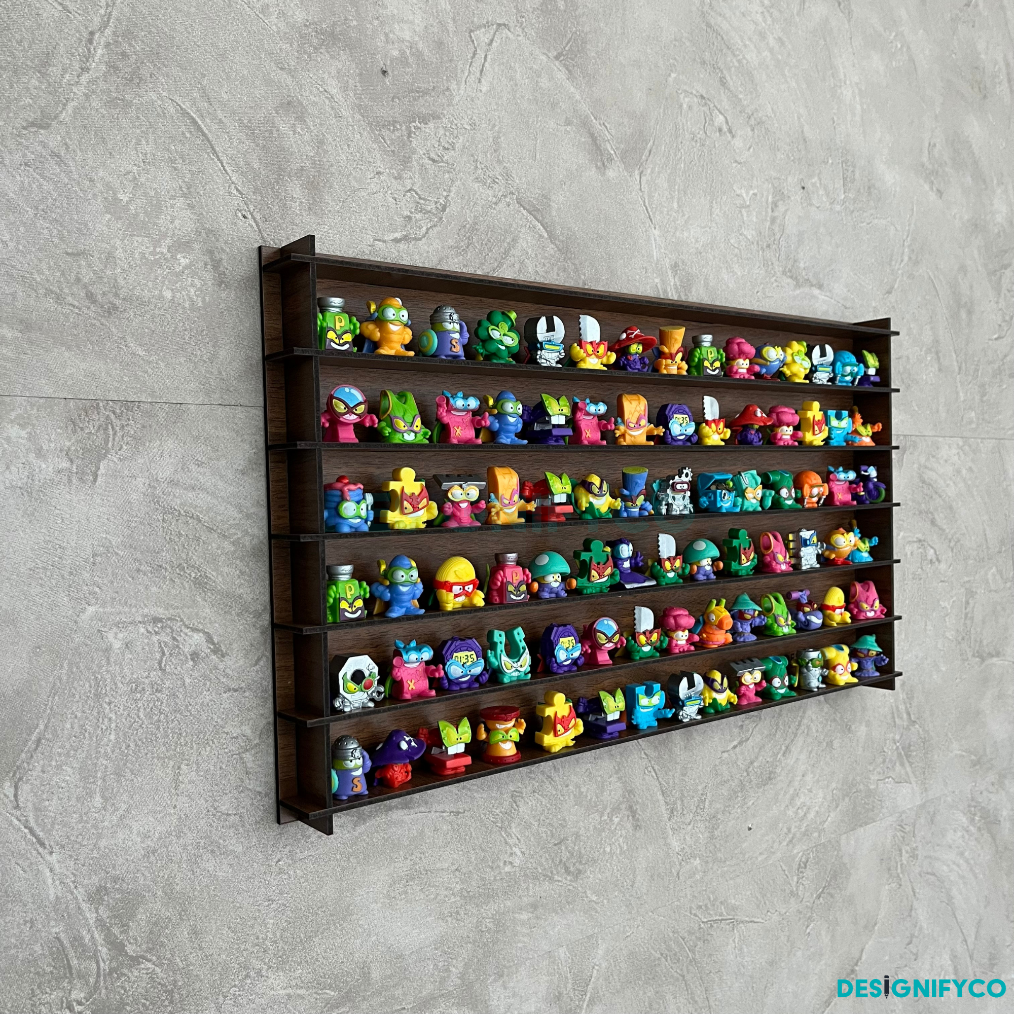 WALNUT SuperThings Display Case