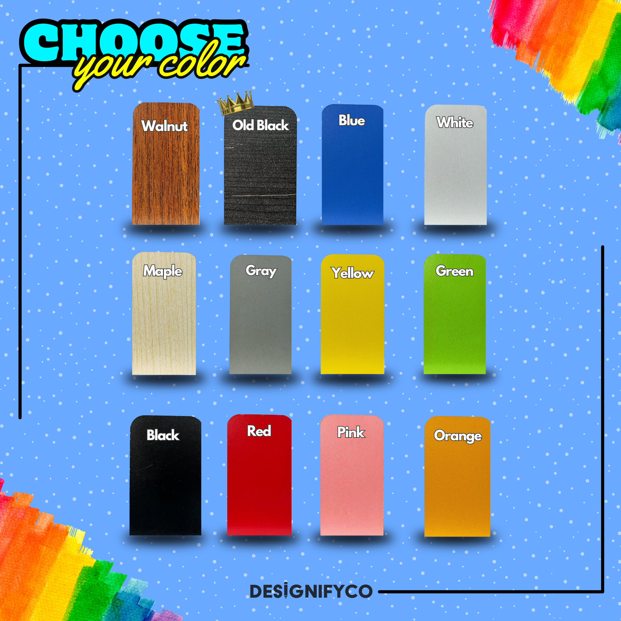 MAPLE Tech Deck Display Case