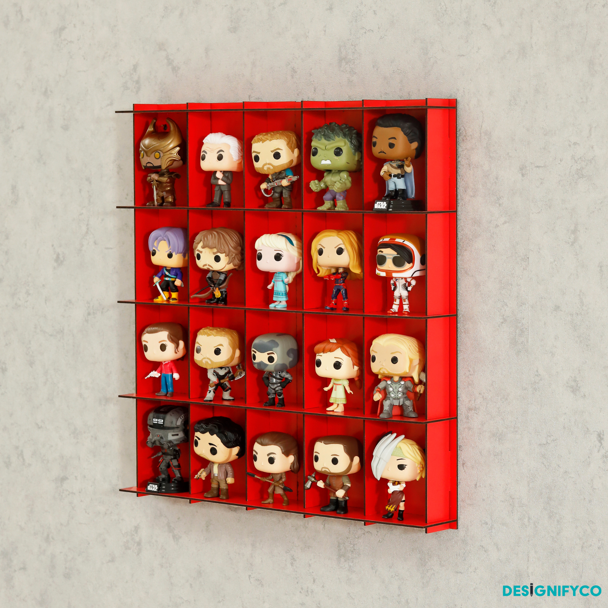 RED Funko Pop Display Case