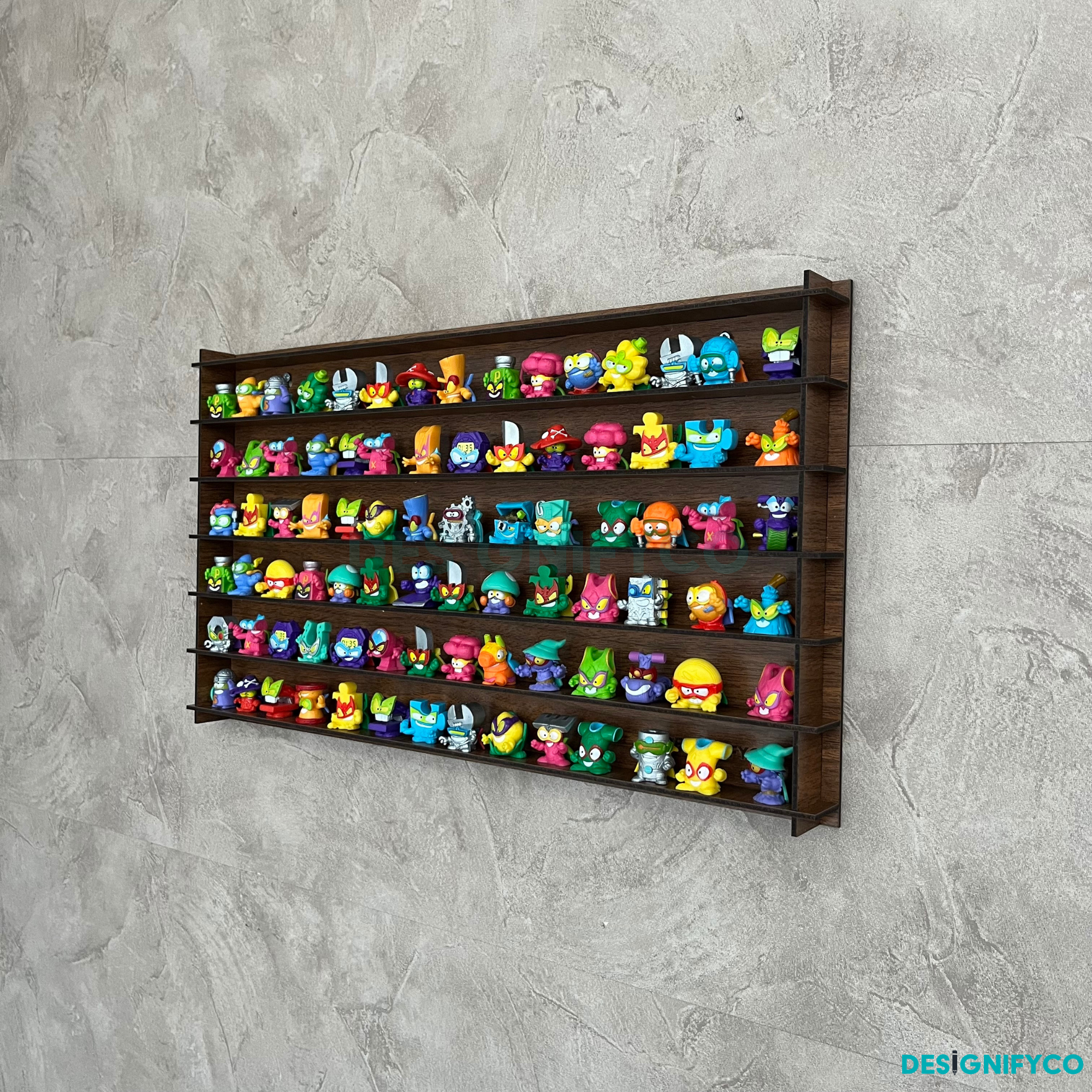 WALNUT SuperThings Display Case