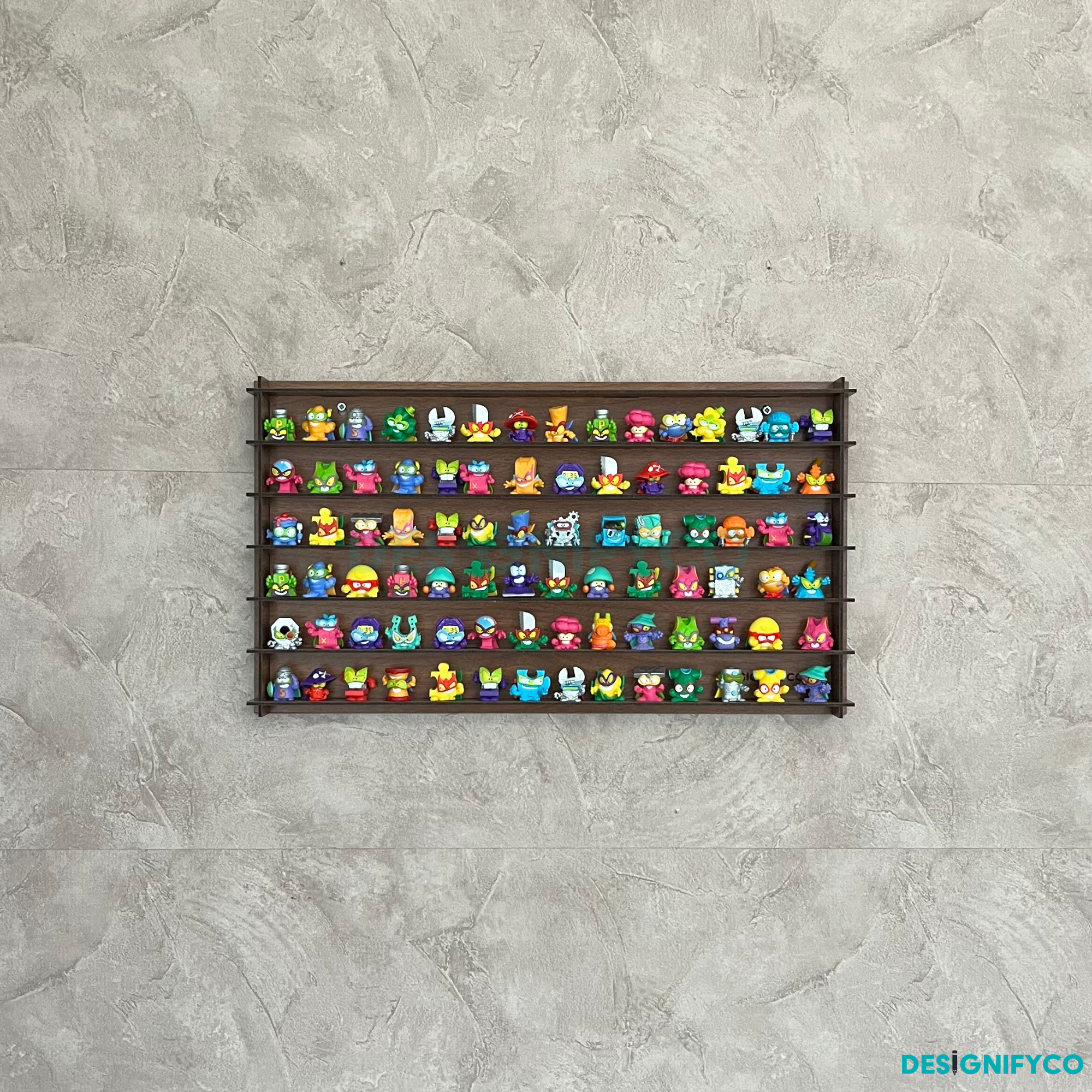 WALNUT SuperThings Display Case