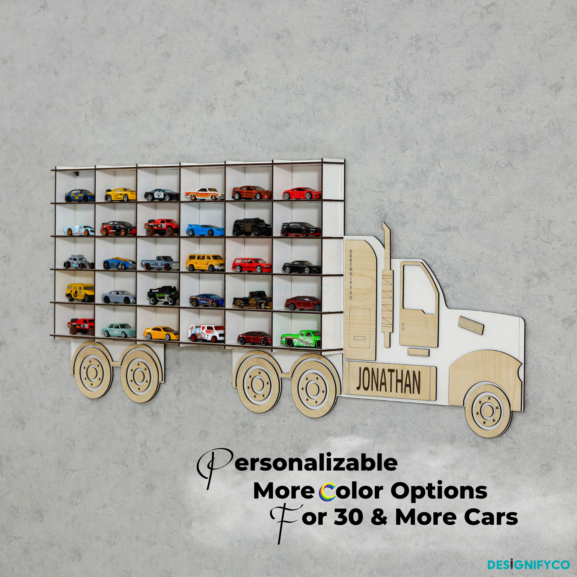 Maple Truck Toy Car Displays
