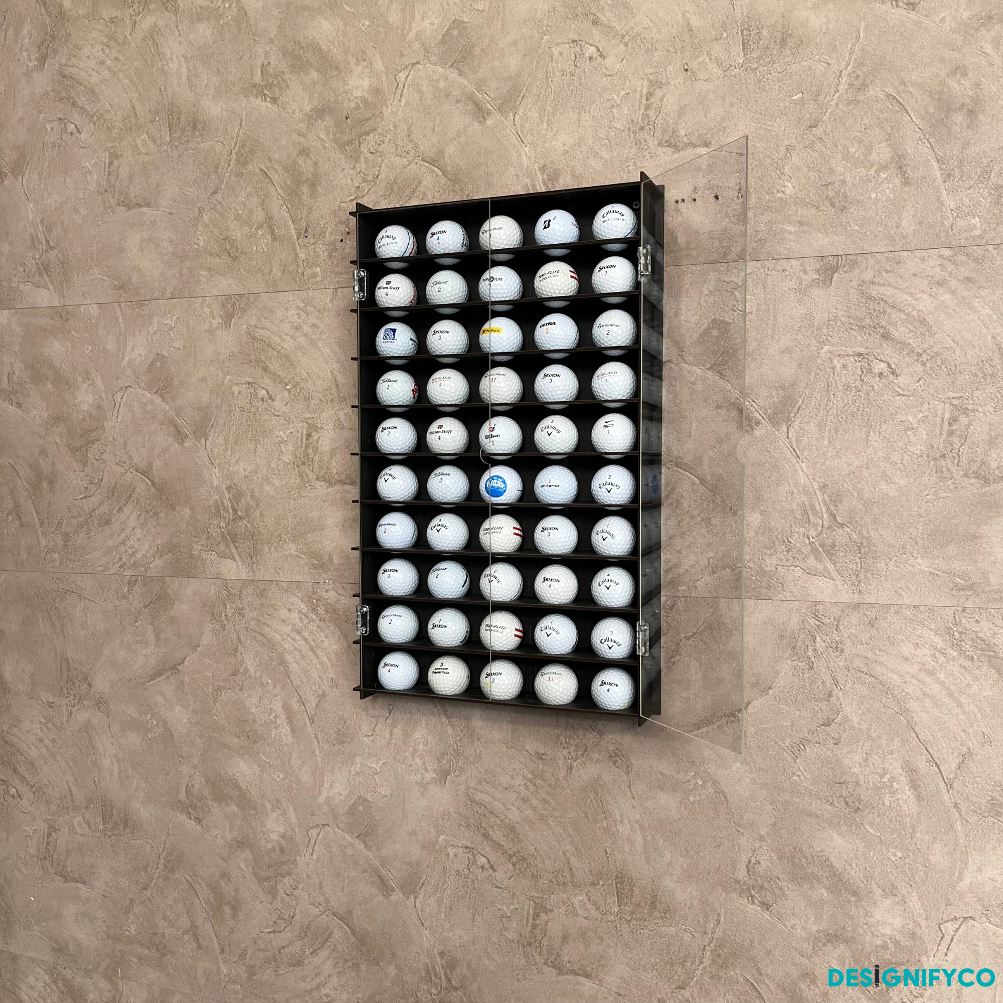 GREEN Golf Ball Display For 50 Golf Ball