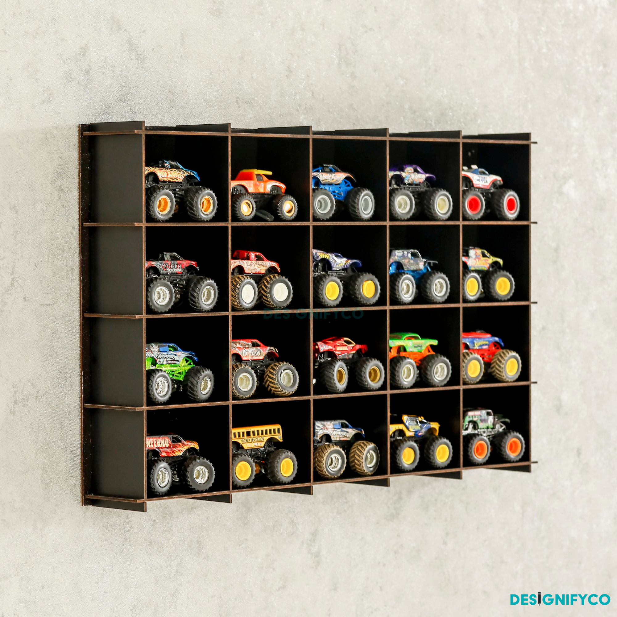 BLACK Monster Car Display Case