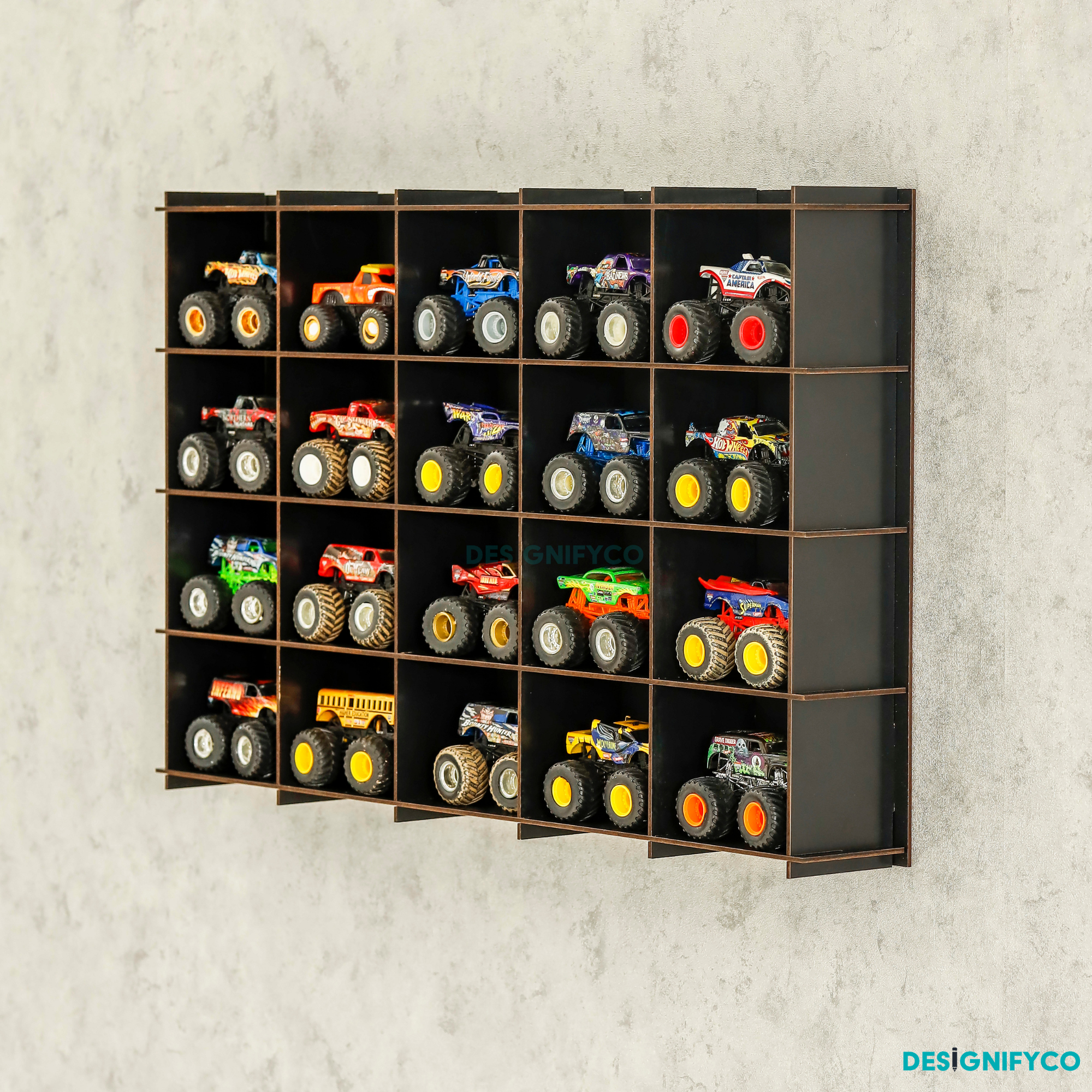 BLACK Monster Car Display Case