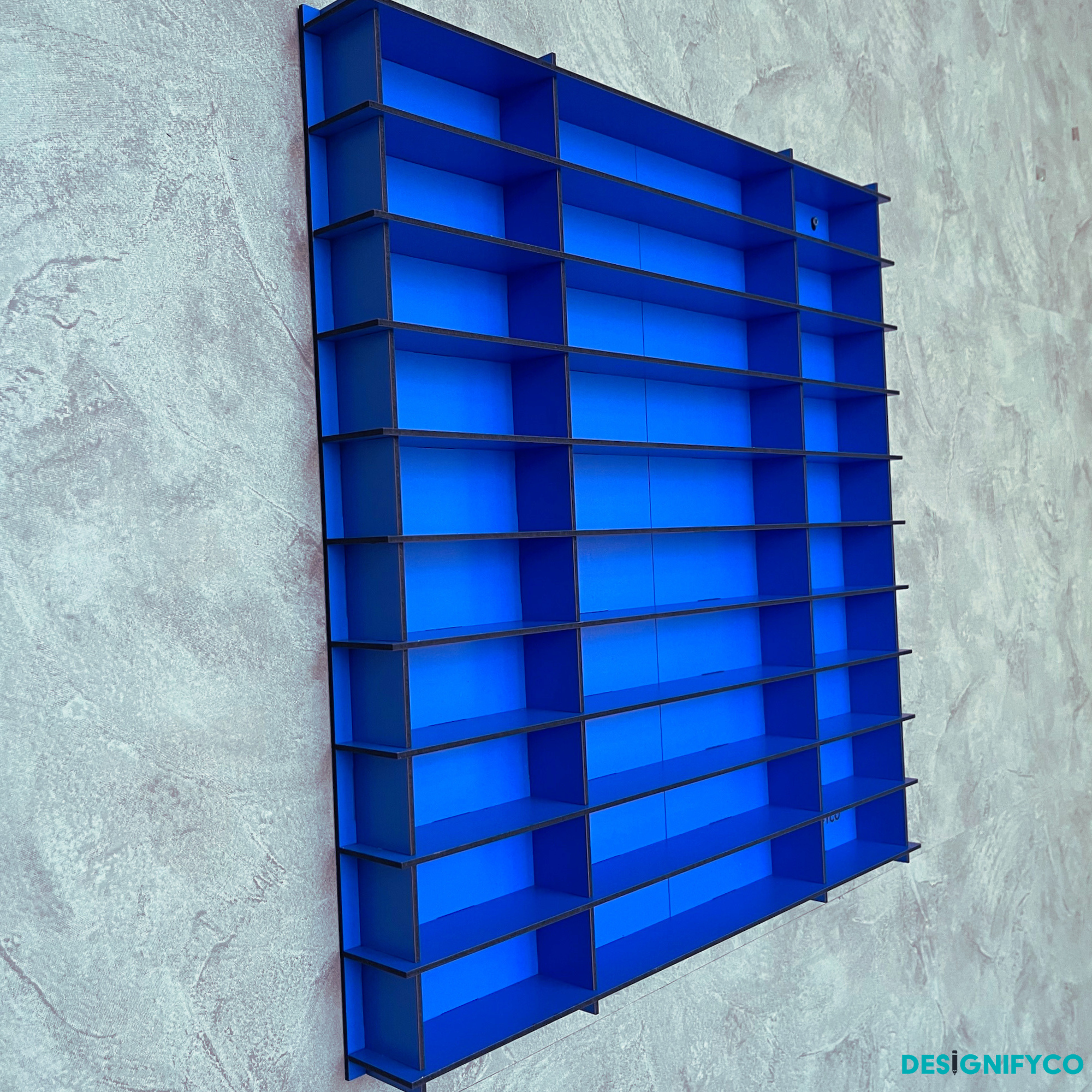 BLUE NHL Mini Helmet 80 Display Case