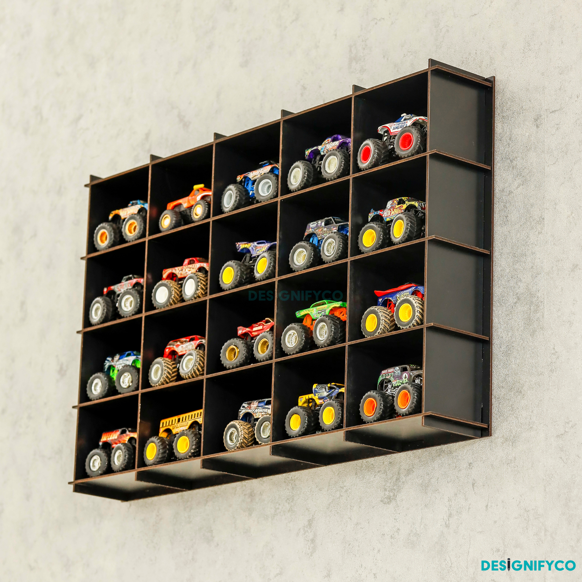 BLACK Monster Car Display Case