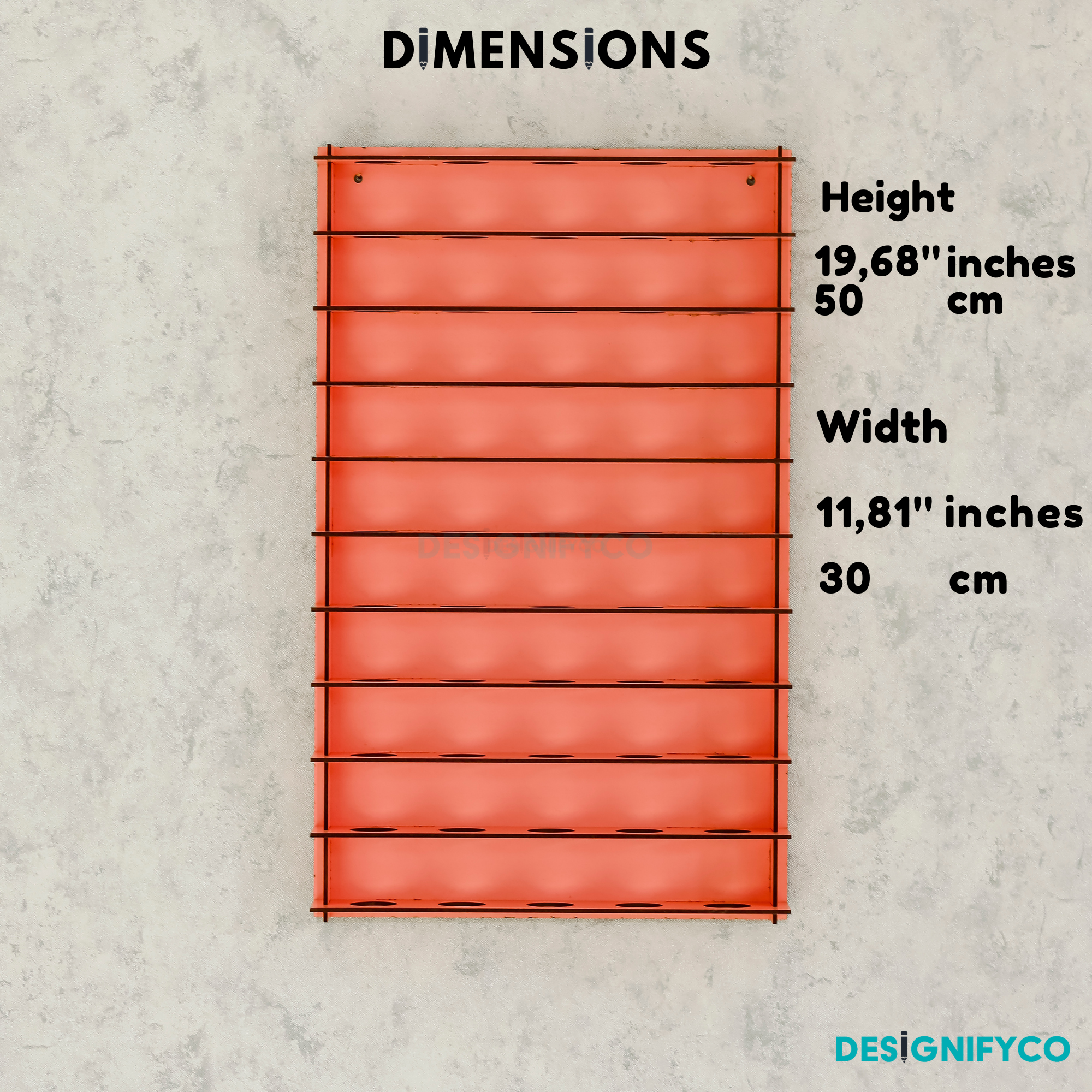 PINK Golf Ball Display For 50 Golf Ball