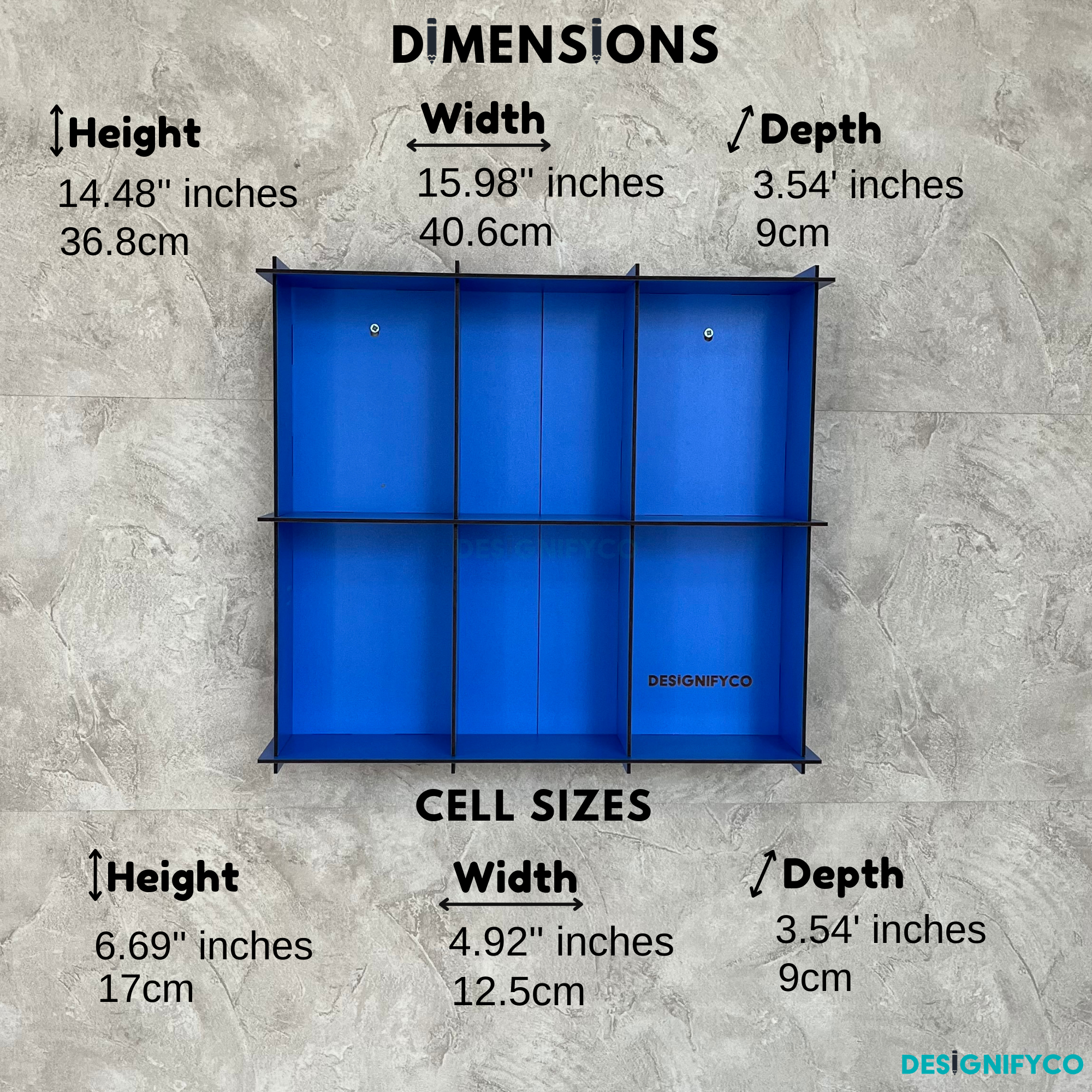 BLUE Funko Pop Box Display Case