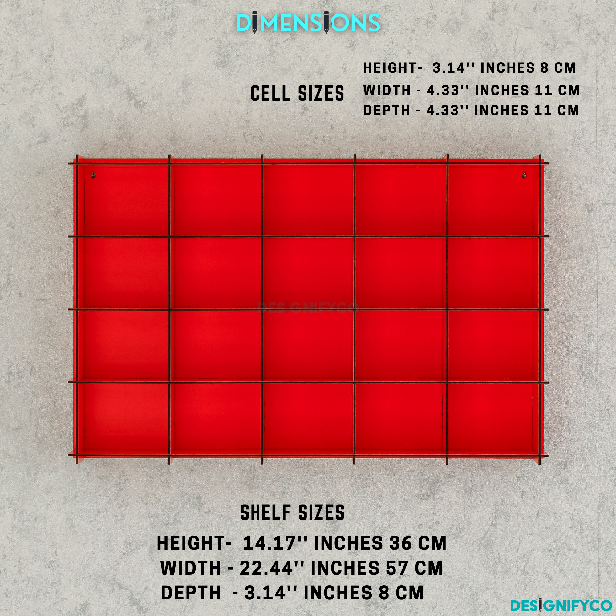 RED Monster Car Display Case