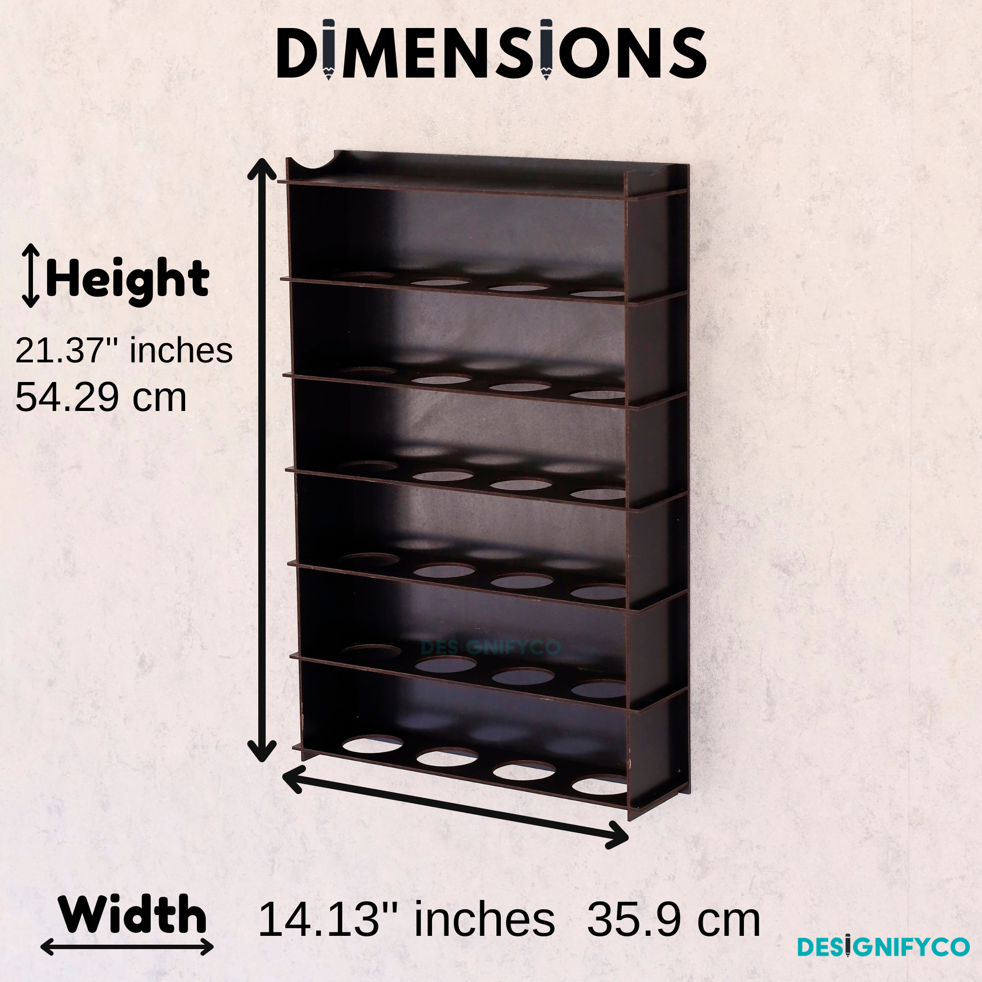 Black Baseball Display Case