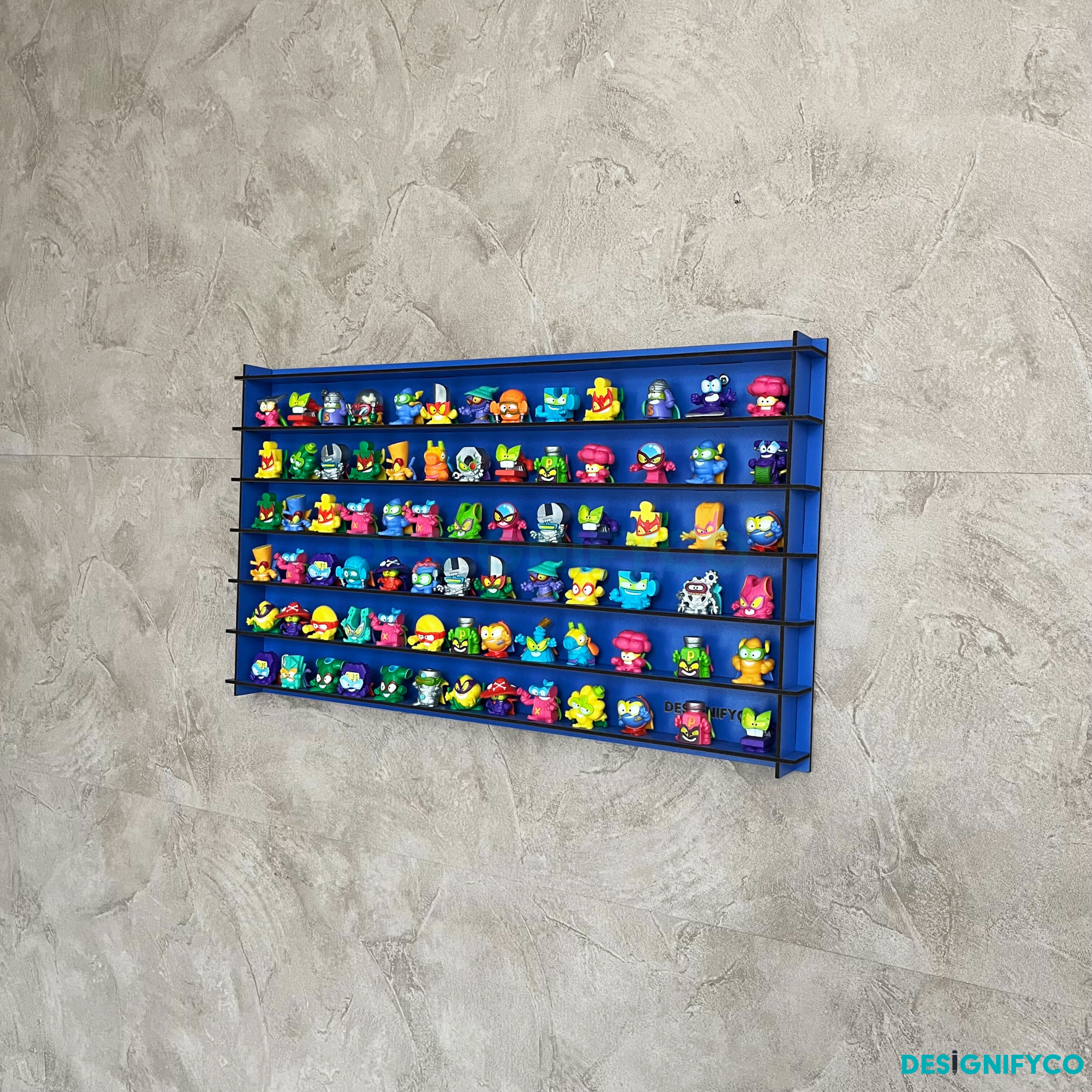BLUE SuperThings Display Case