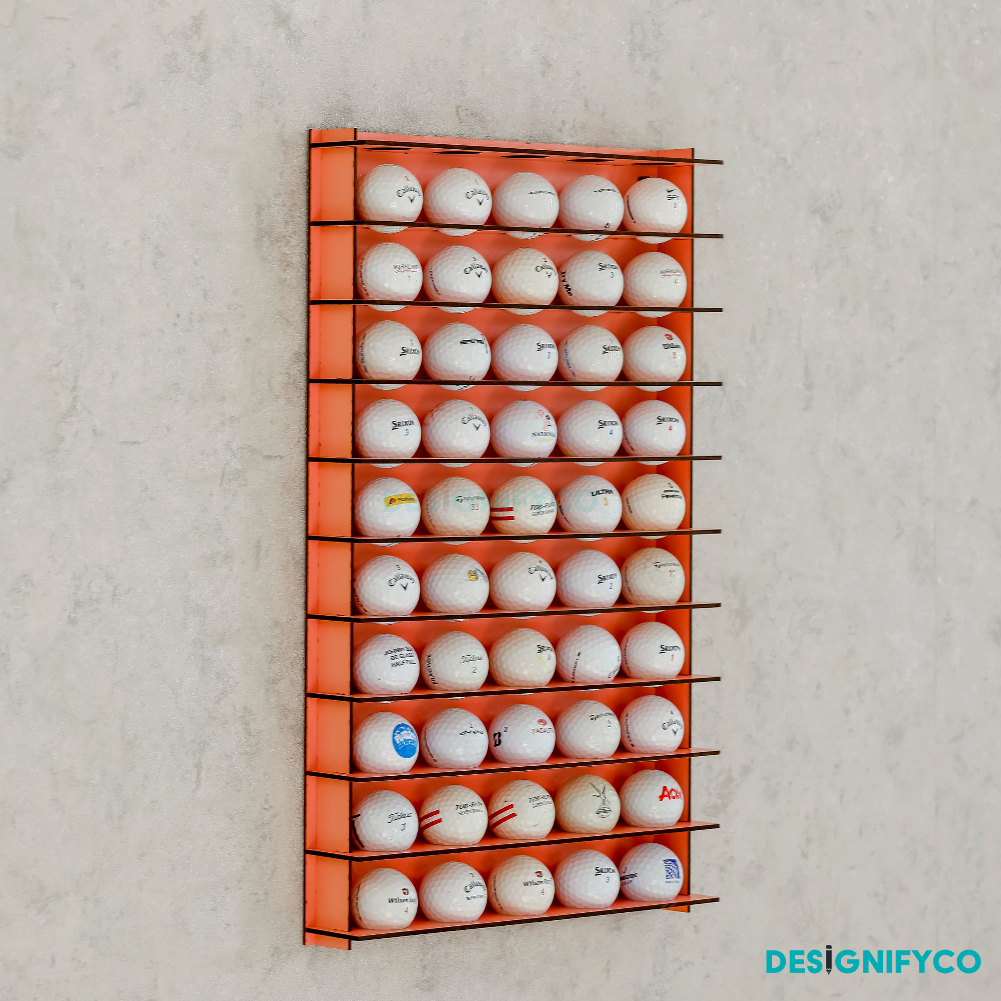 PINK Golf Ball Display For 50 Golf Ball