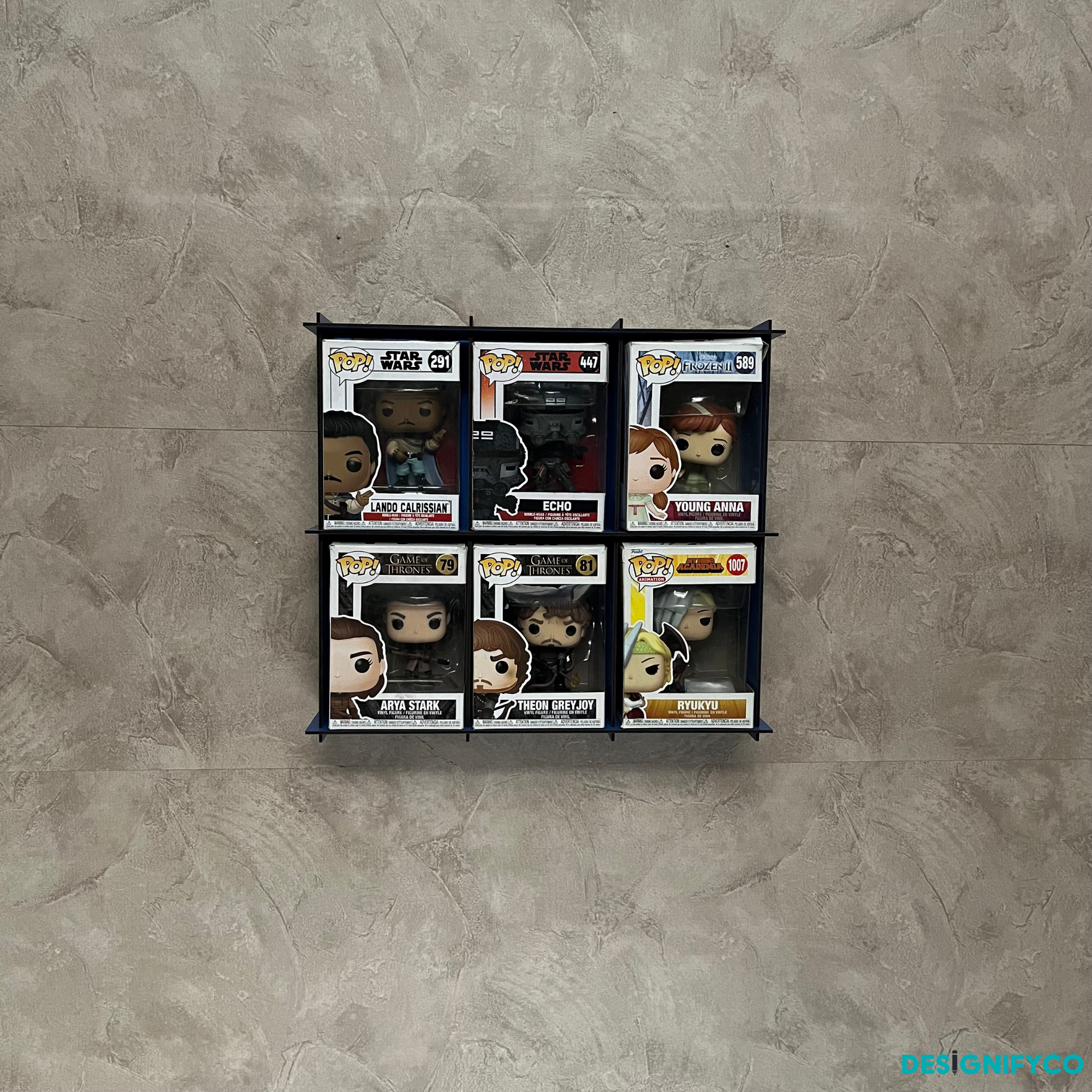 BLUE Funko Pop Box Display Case