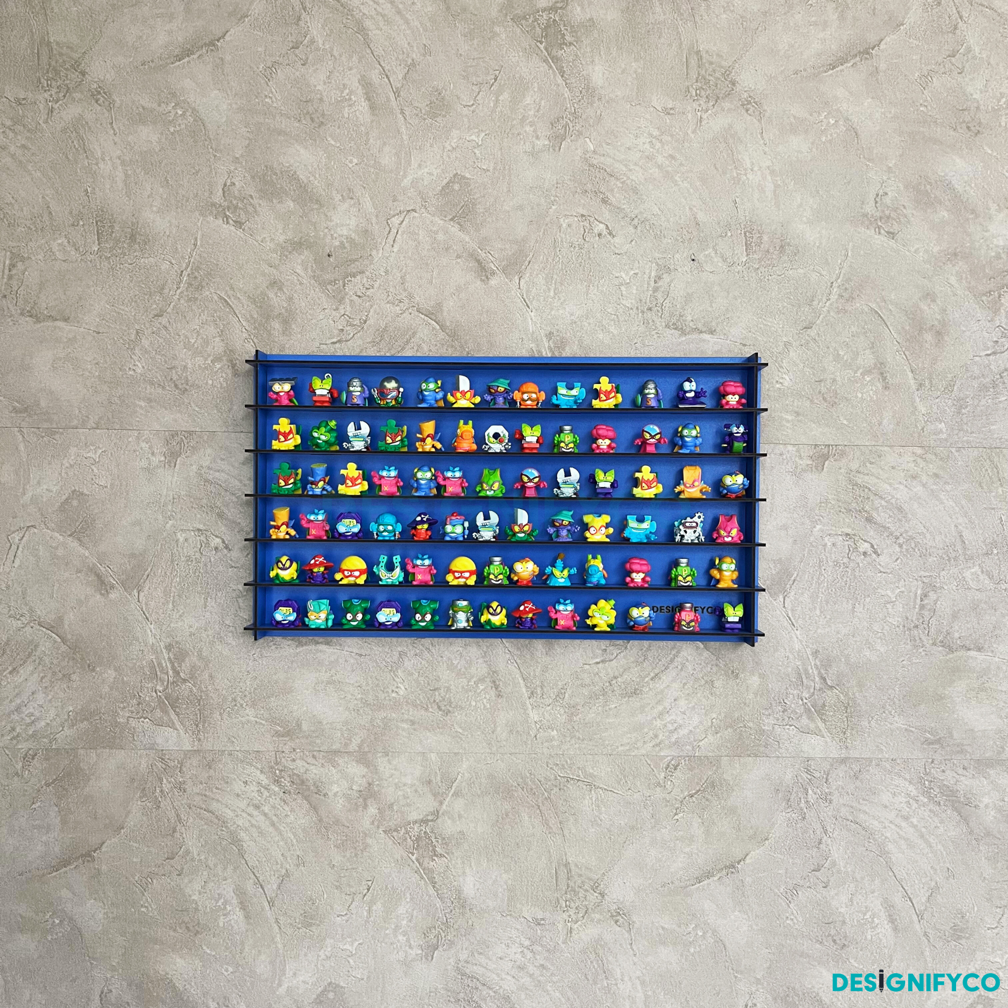BLUE SuperThings Display Case