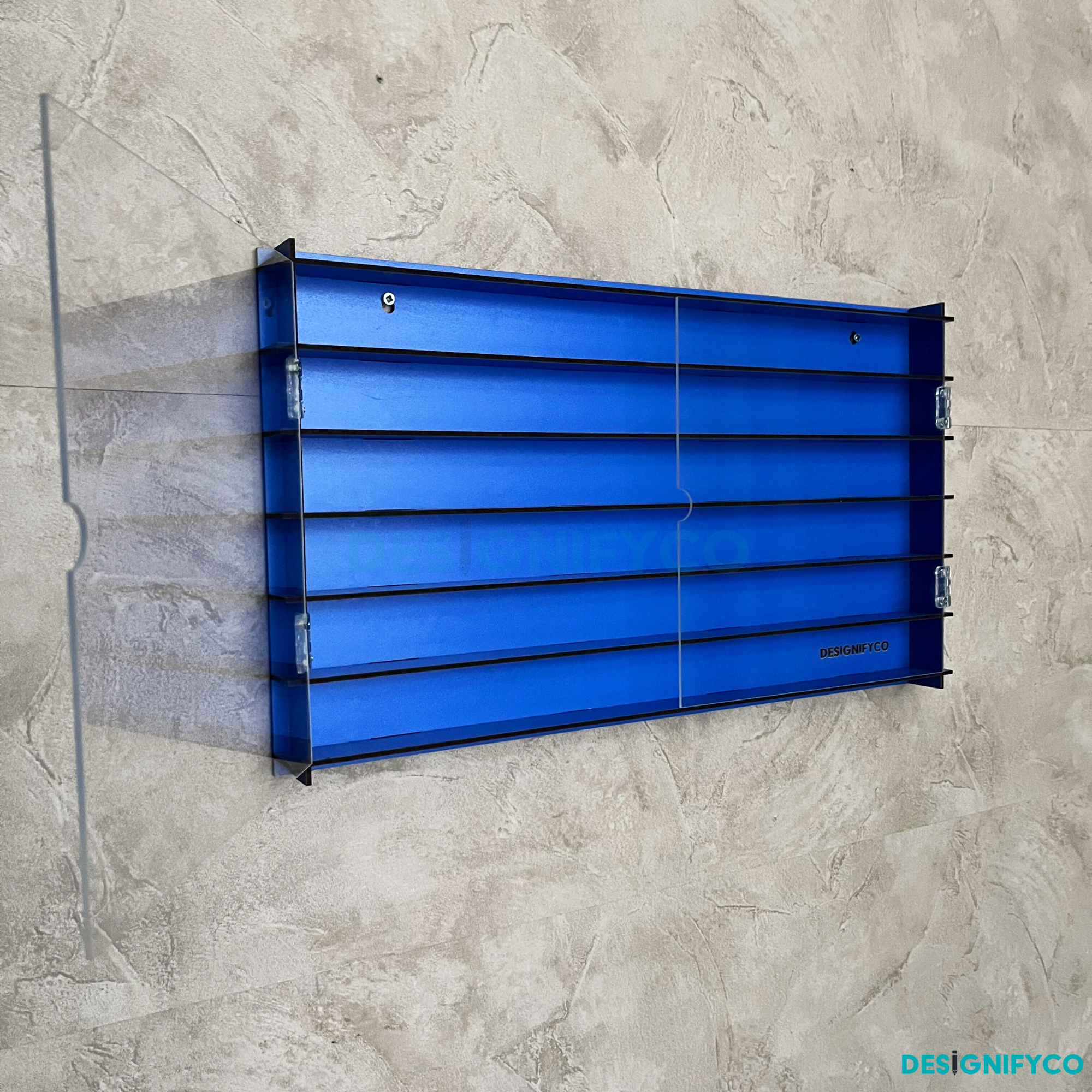 BLUE SuperThings Display Case