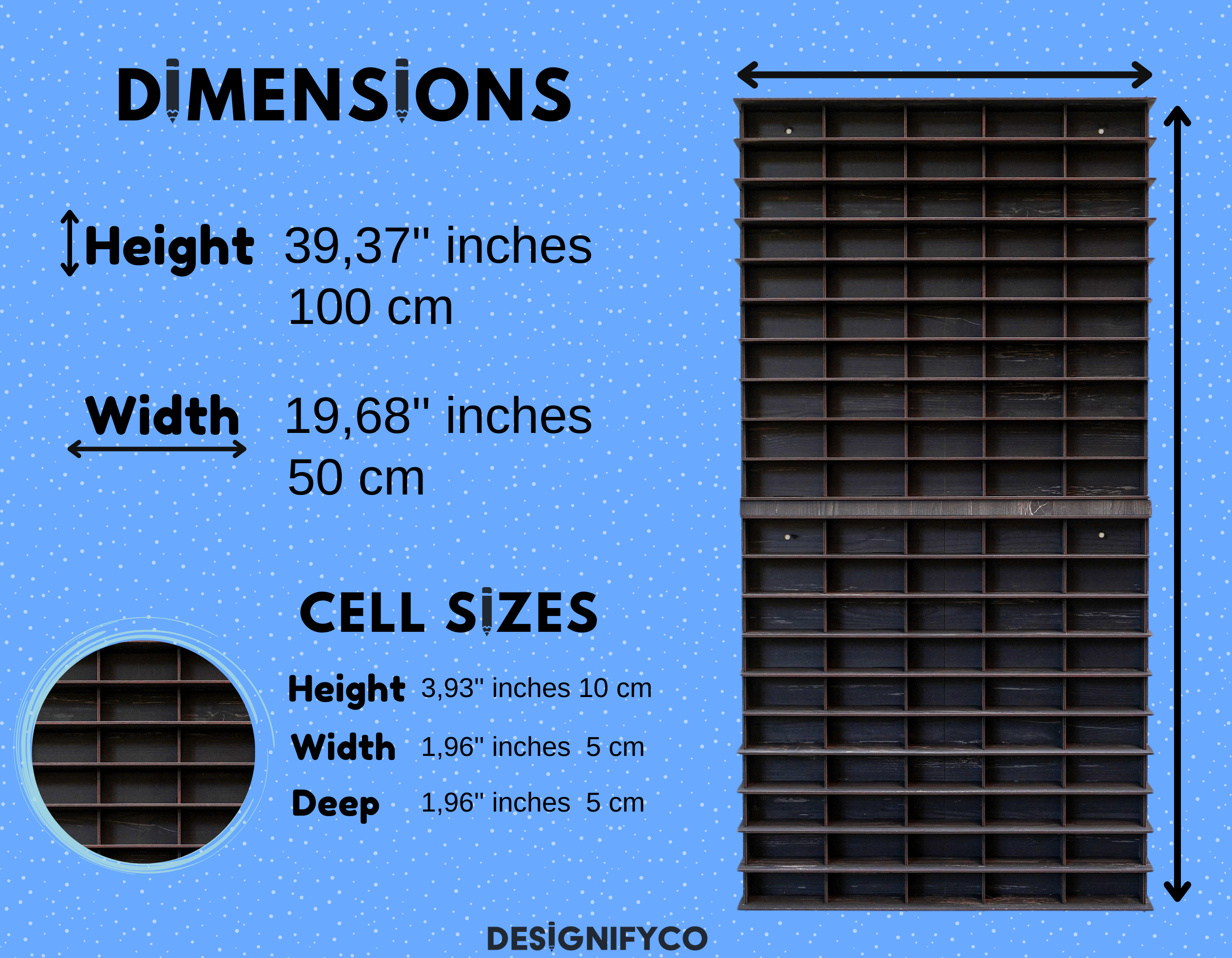 OLD BLACK Toy Car Display Case