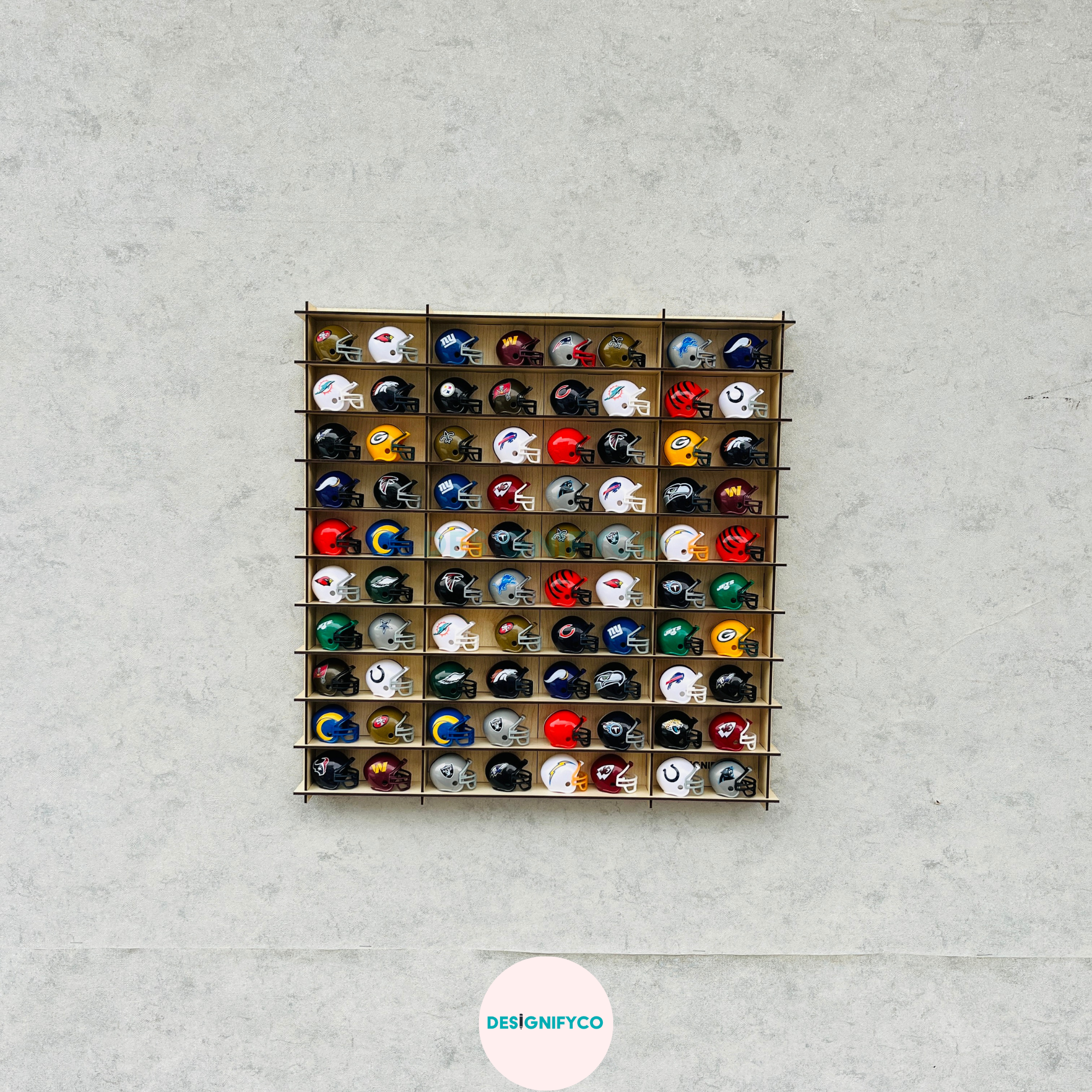 MAPLE NHL Mini Helmet 80 Display Case