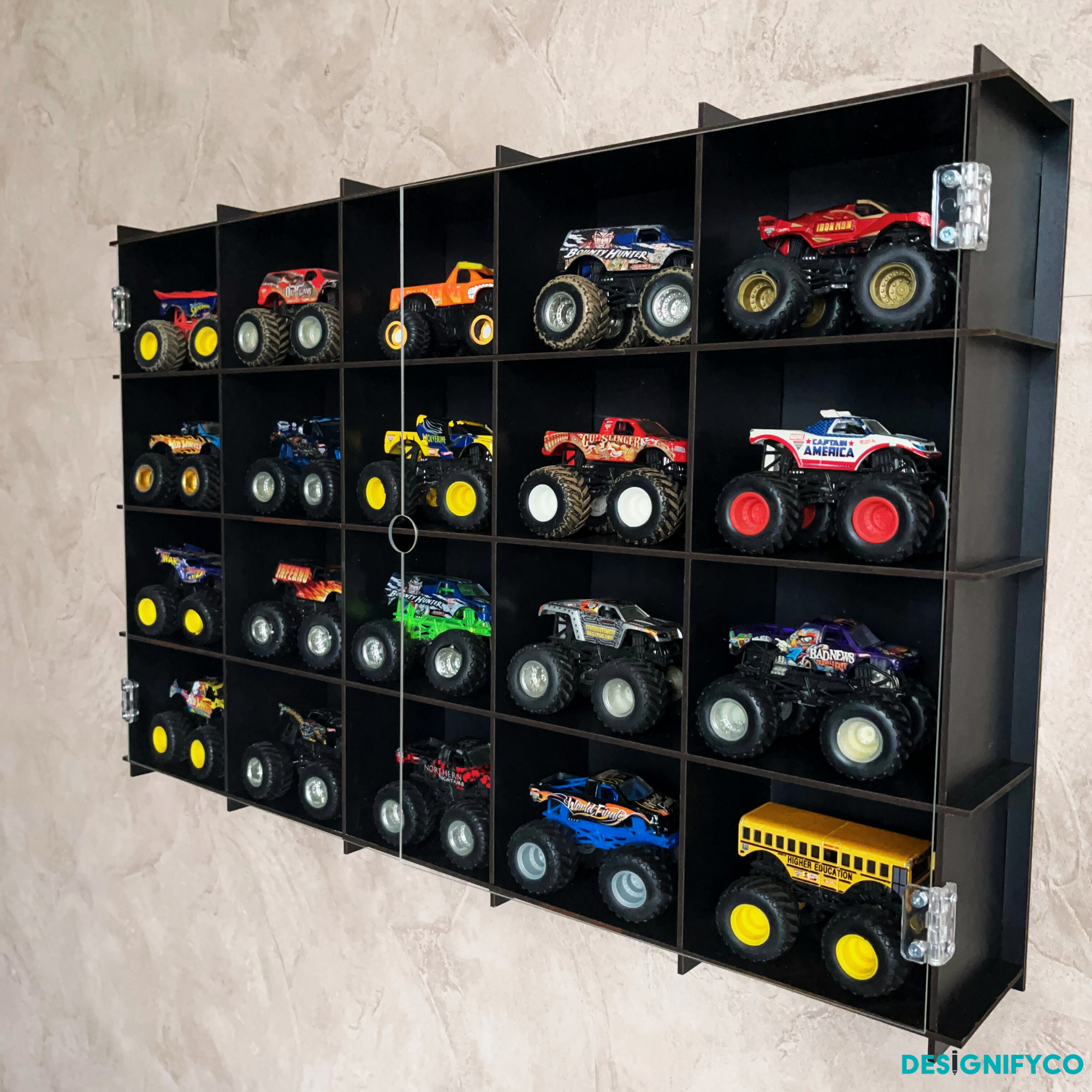 PINK Monster Car Display Case