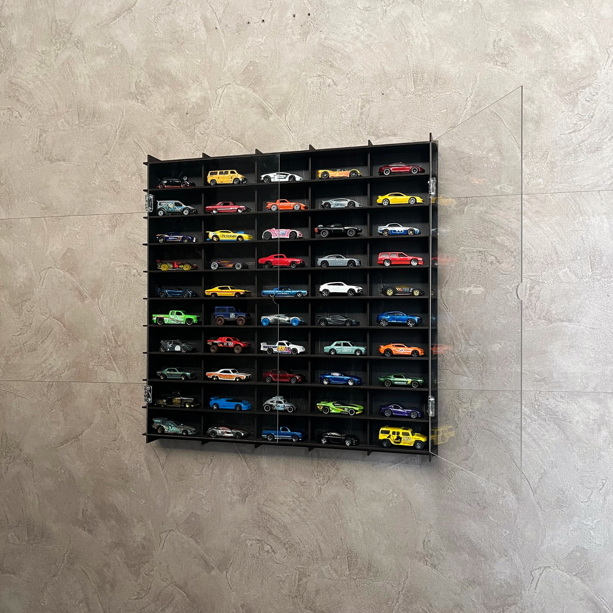 RED Toy Car Display Case