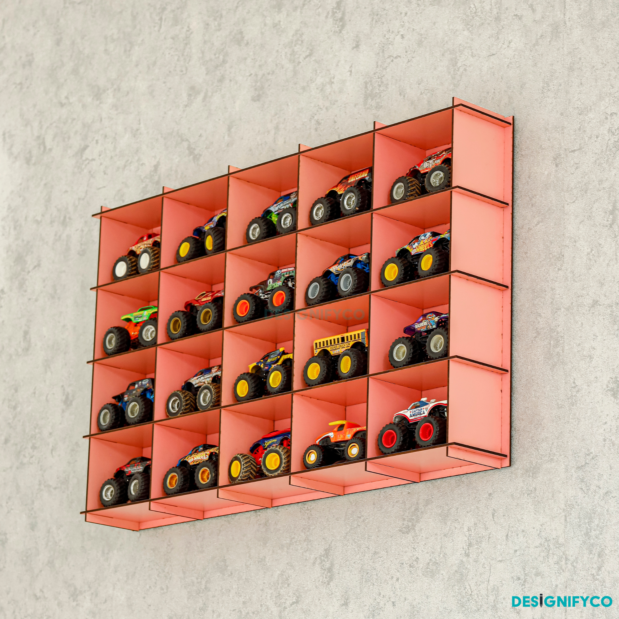 PINK Monster Car Display Case