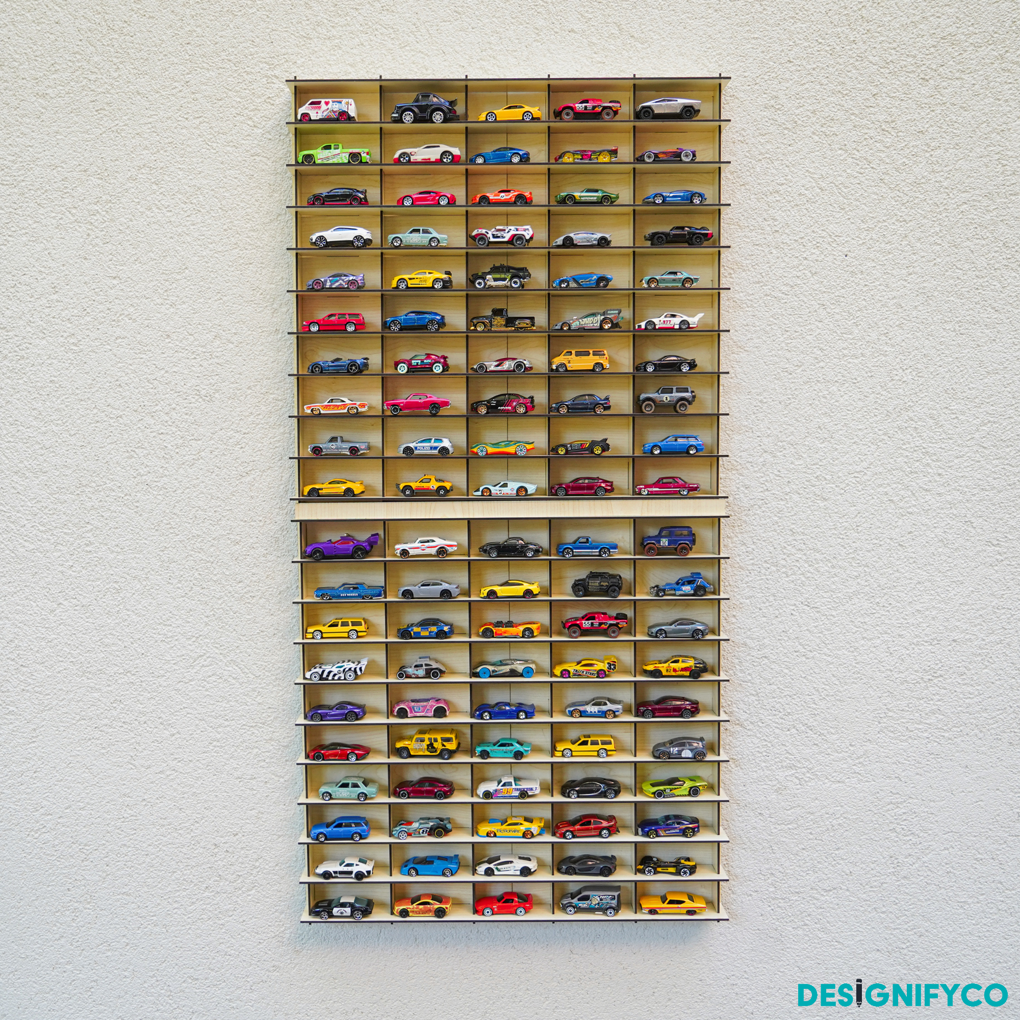 MAPLE Toy Car Display Case