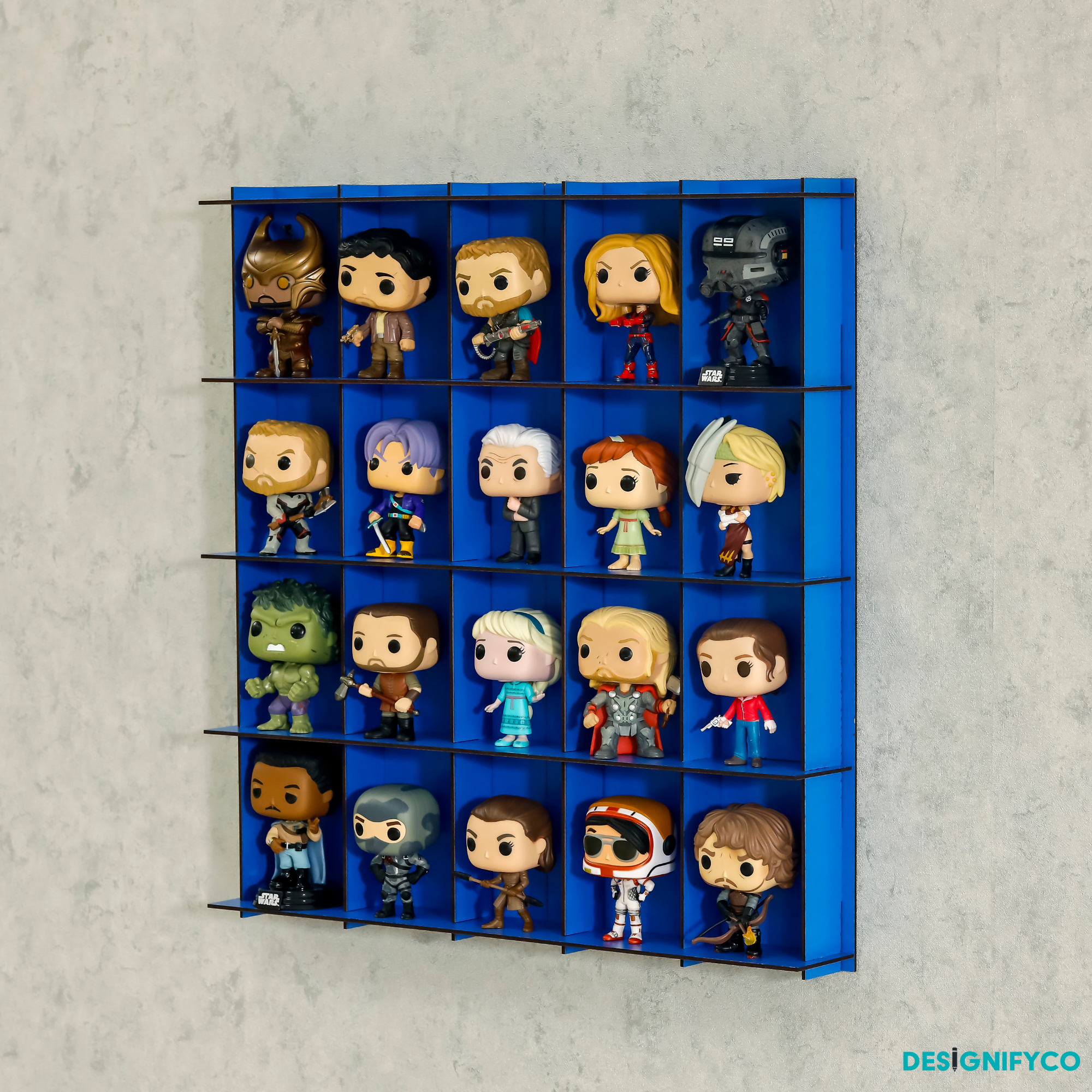 BLUE Funko Pop Display Case