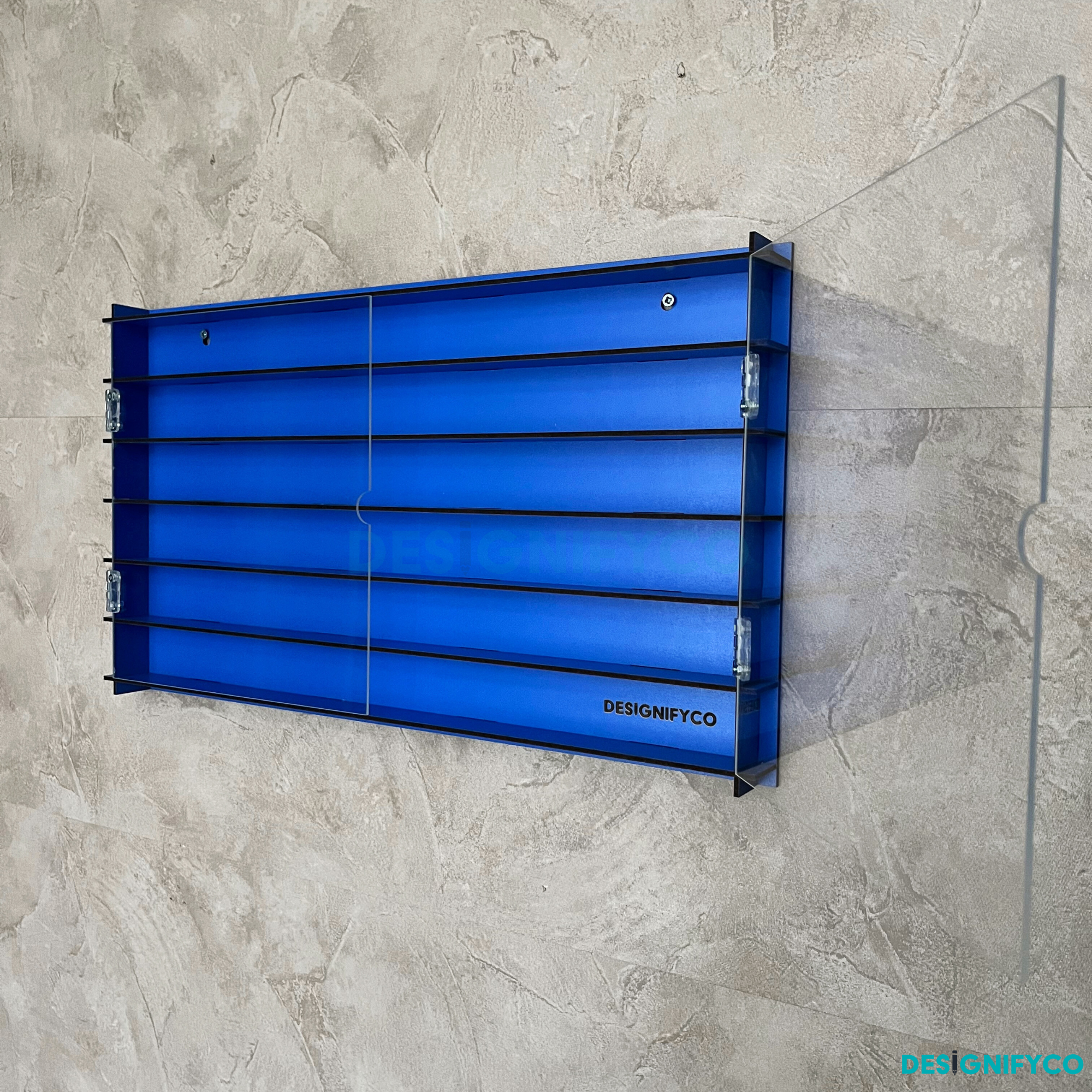 BLUE SuperThings Display Case