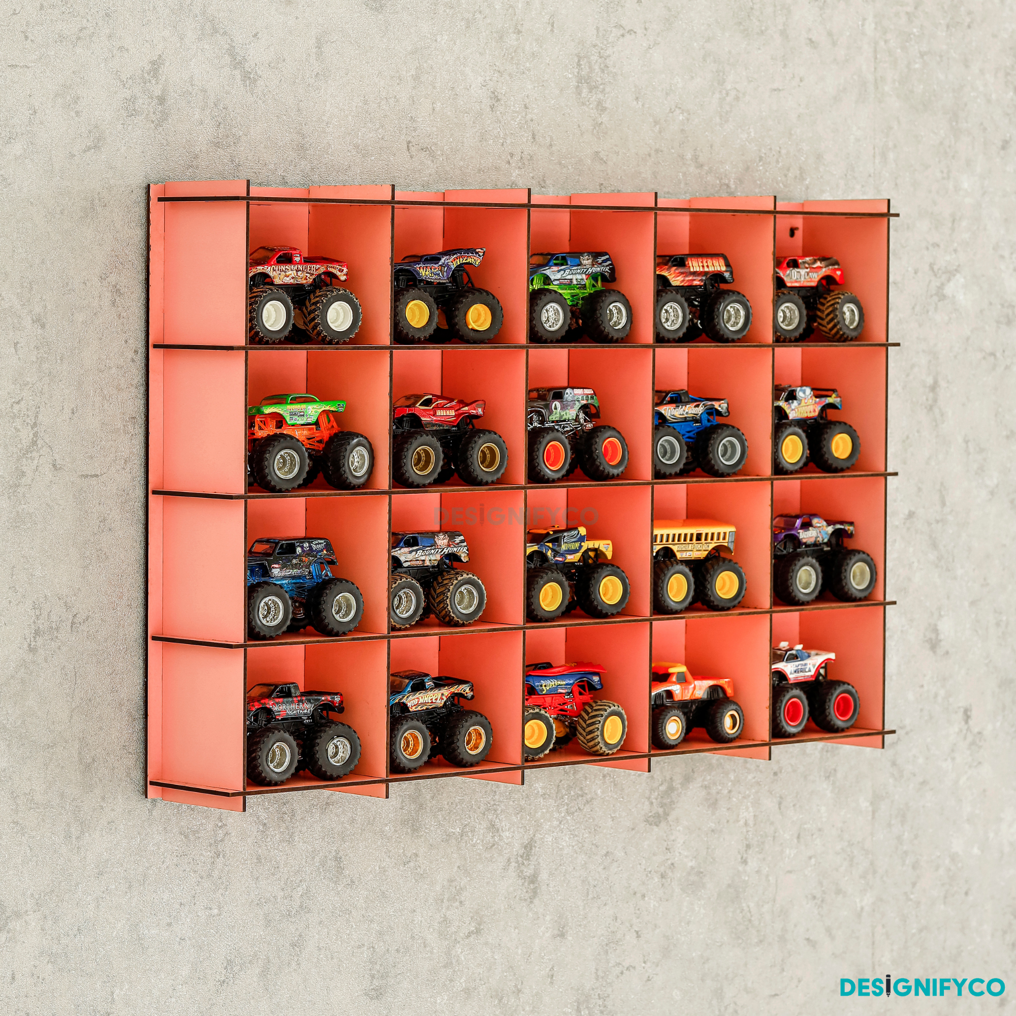 PINK Monster Car Display Case