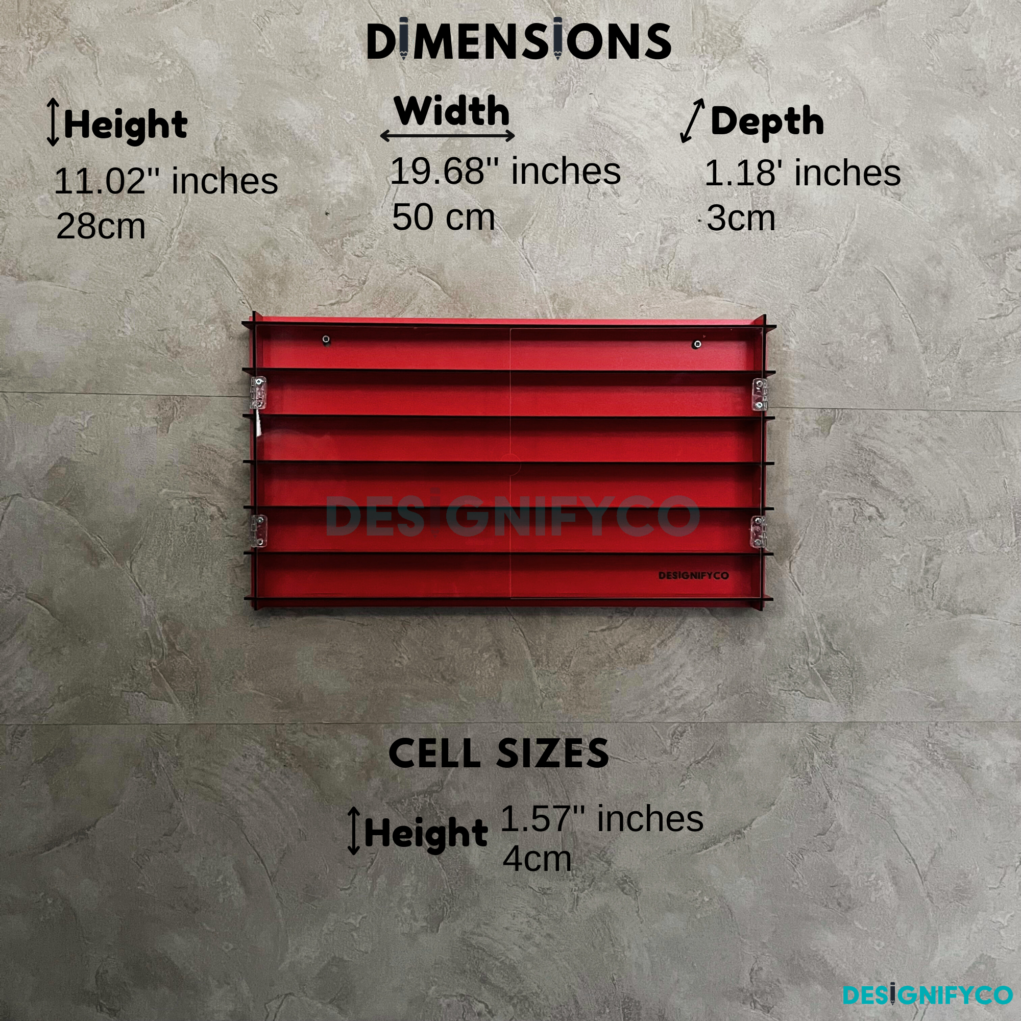 RED SuperThings Display Case