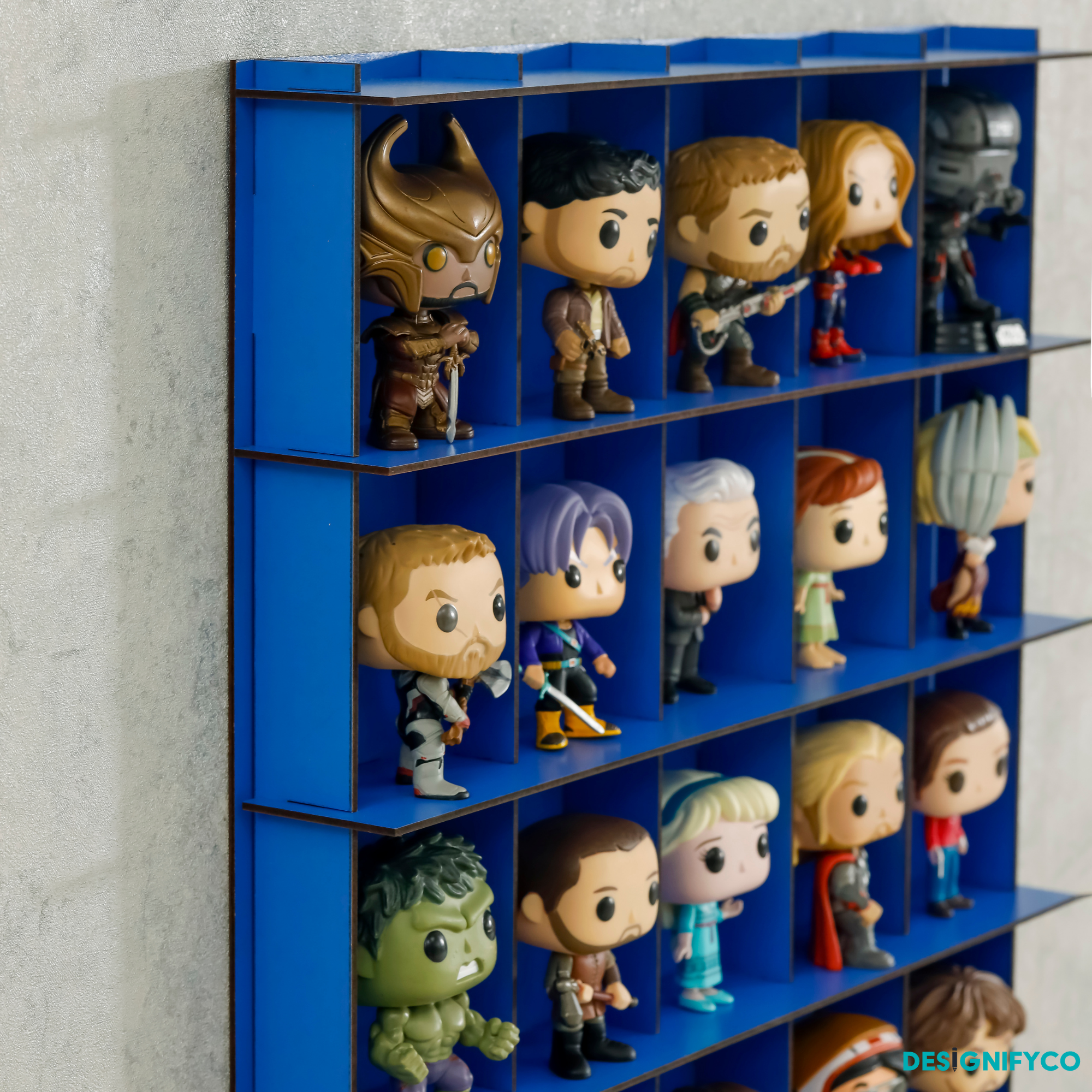BLUE Funko Pop Display Case