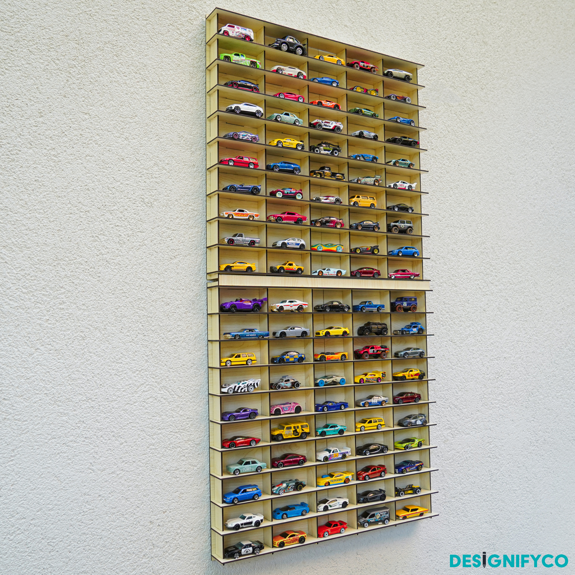 MAPLE Toy Car Display Case
