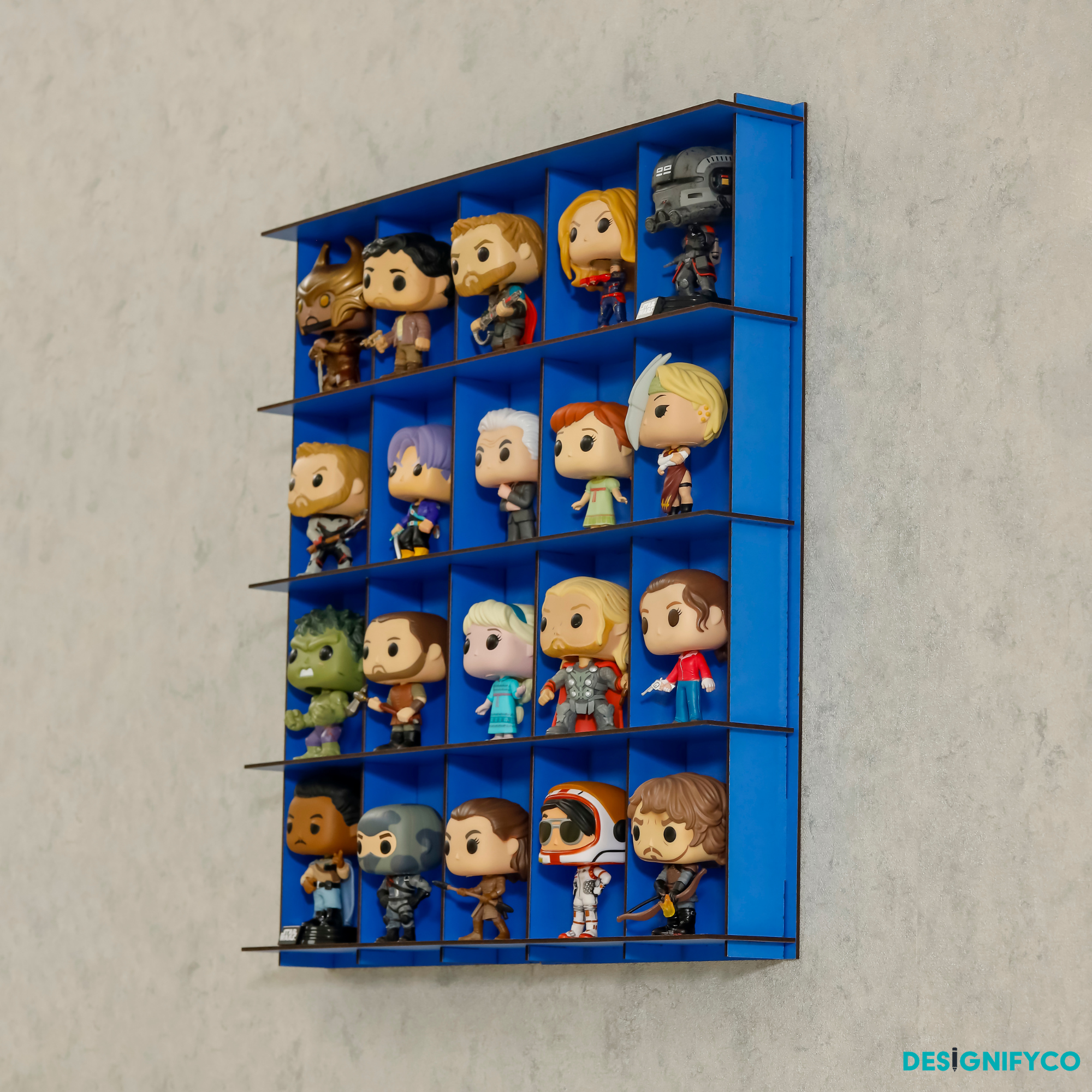 BLUE Funko Pop Display Case