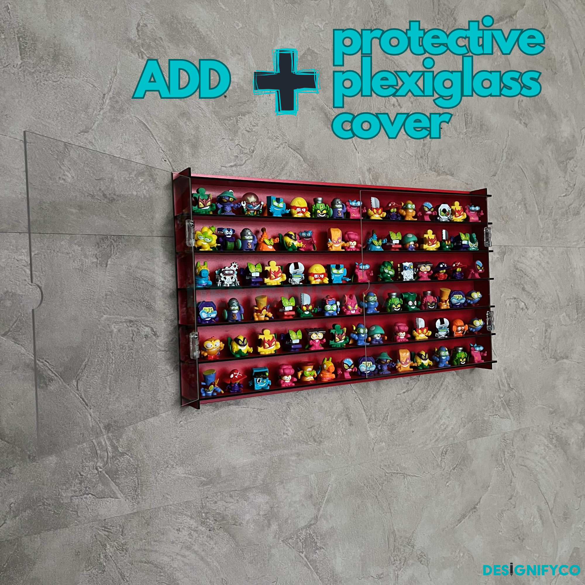 RED SuperThings Display Case