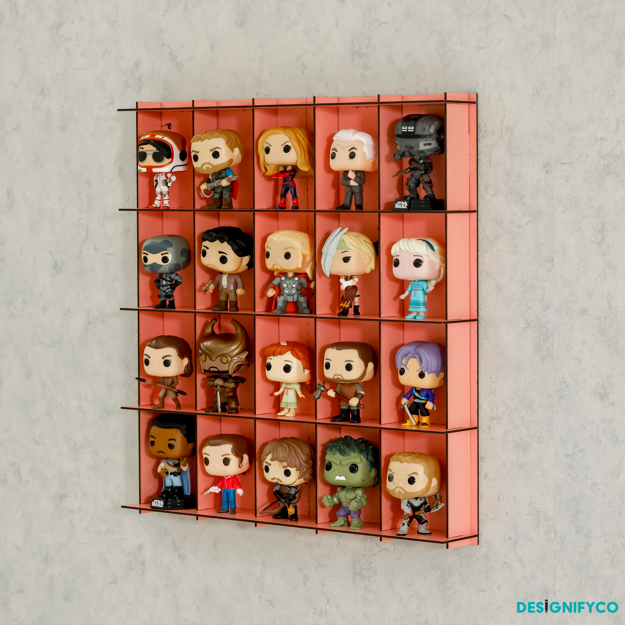 PINK Funko Pop Display Case
