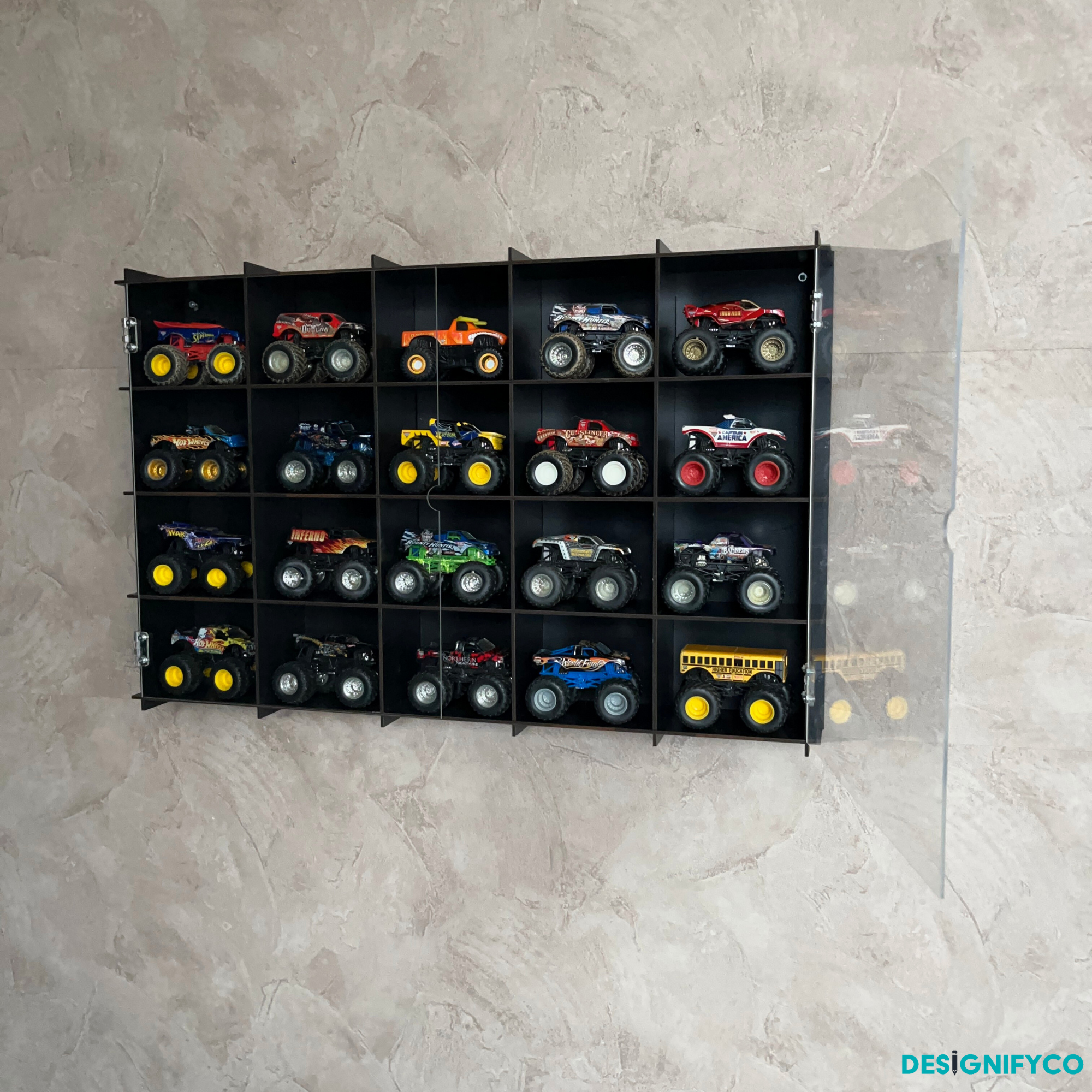 ORANGE Monster Car Display Case