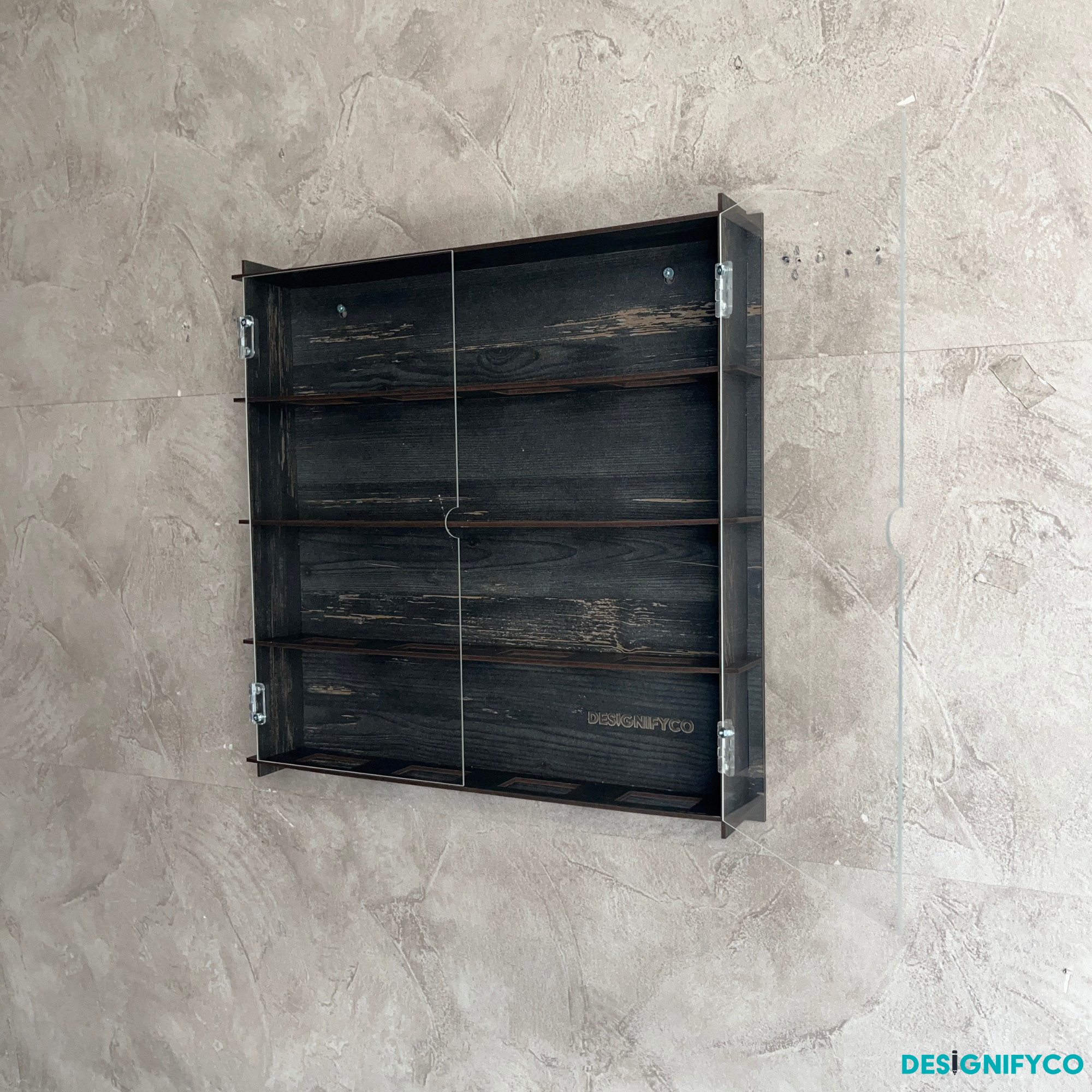 OLD BLACK Hockey 16 Display Case